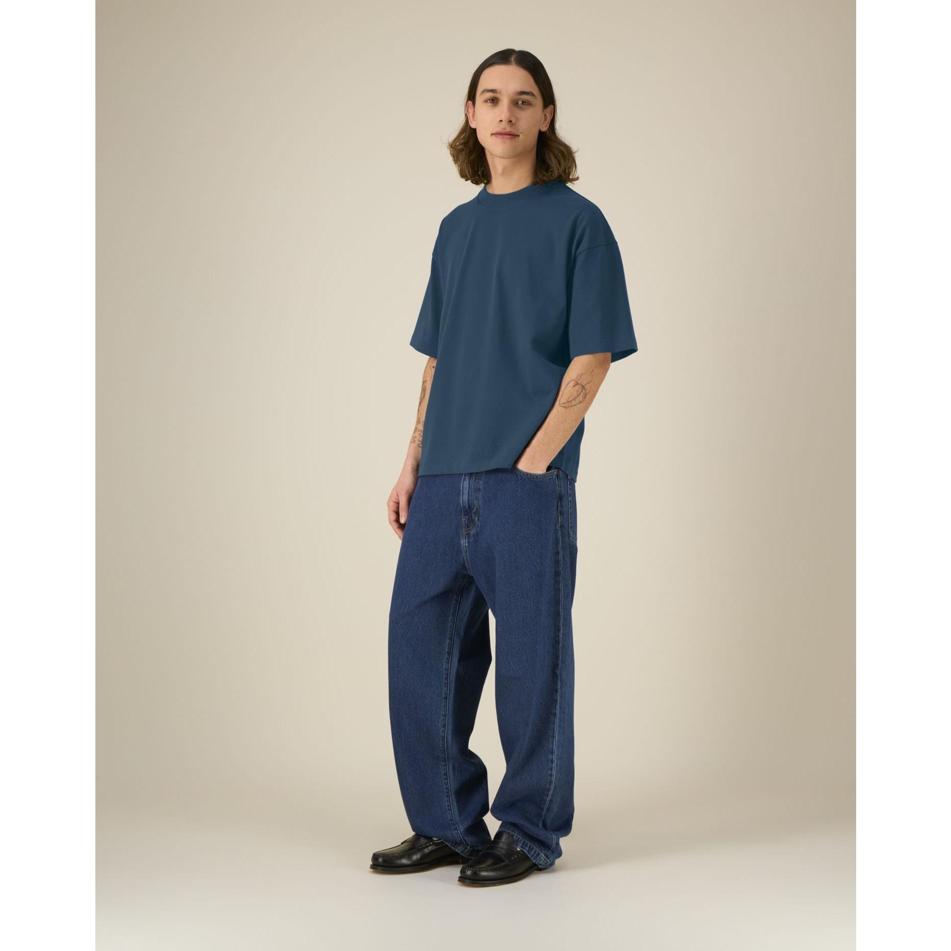 Tricouri unisex Asher Deep Teal 3XL