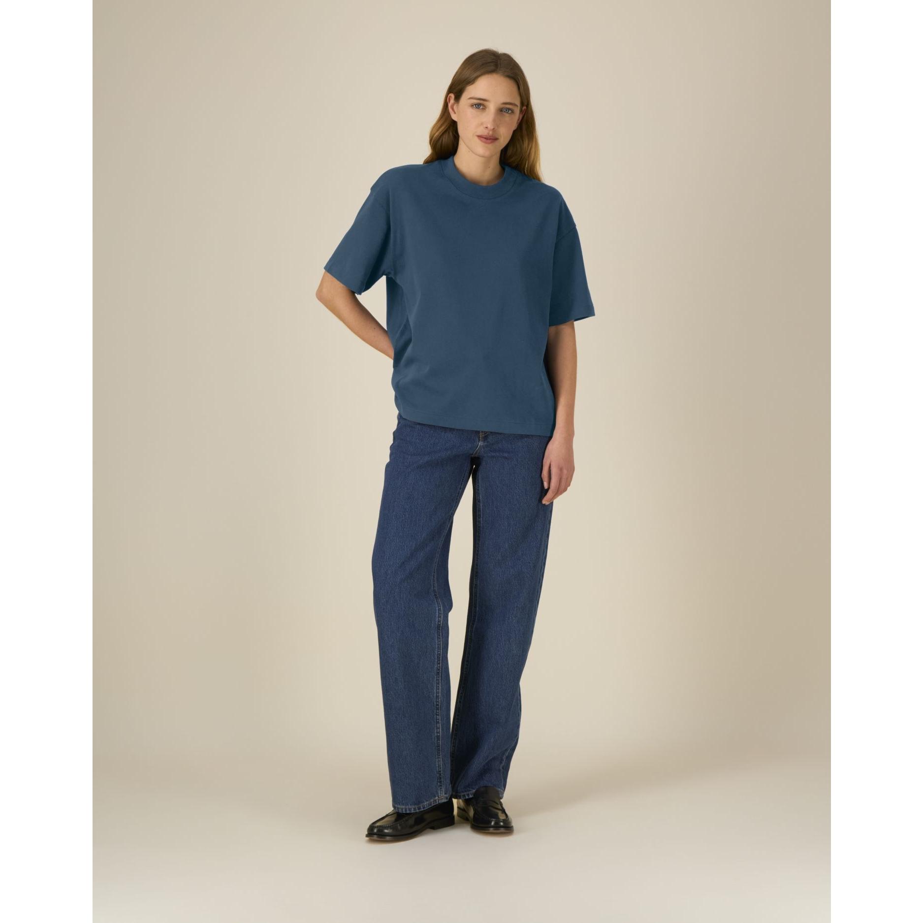 Tricouri unisex Asher Deep Teal 3XL