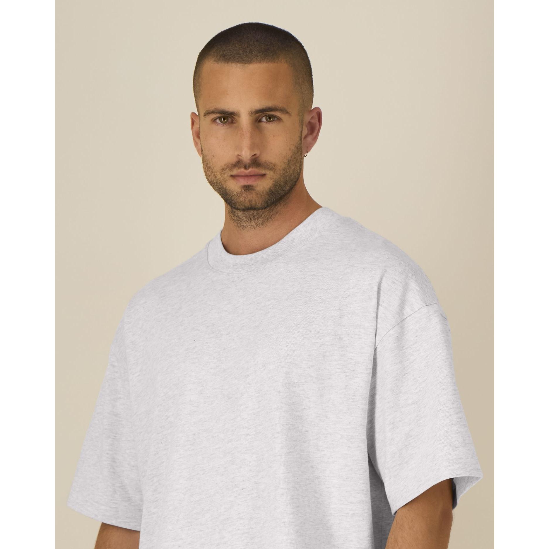 Tricouri unisex Asher Cool Heather Grey 3XL