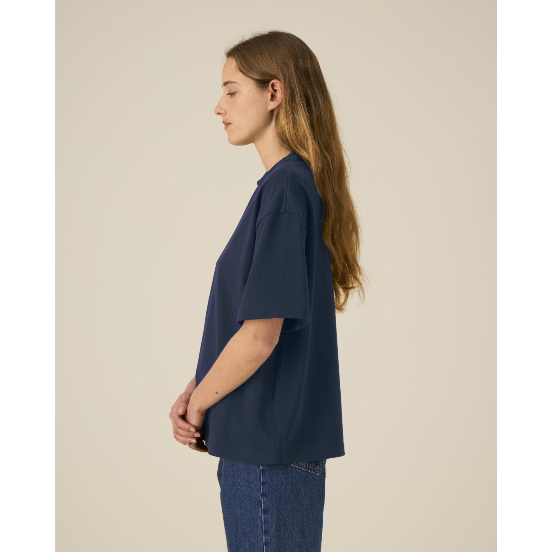 Tricouri unisex Asher French Navy 3XL