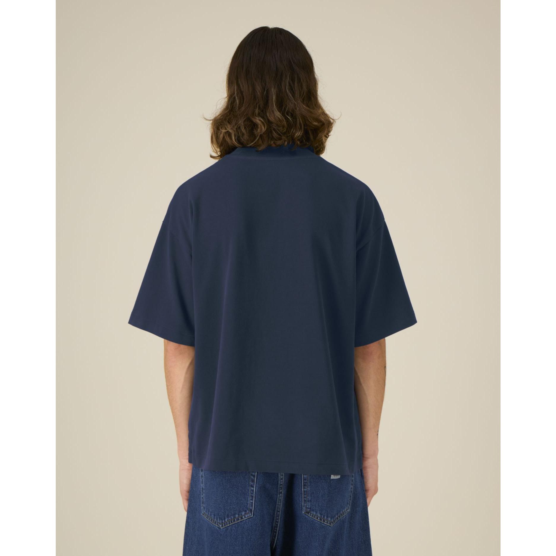 Tricouri unisex Asher French Navy 3XL
