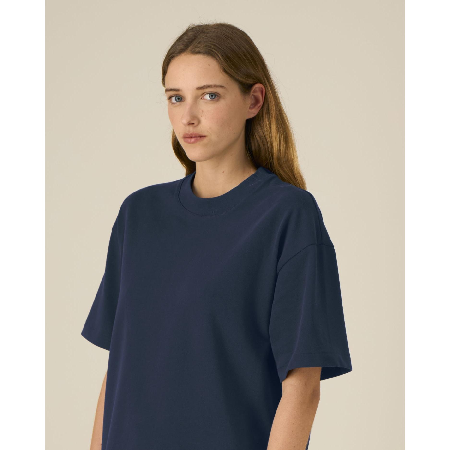 Tricouri unisex Asher French Navy 3XL