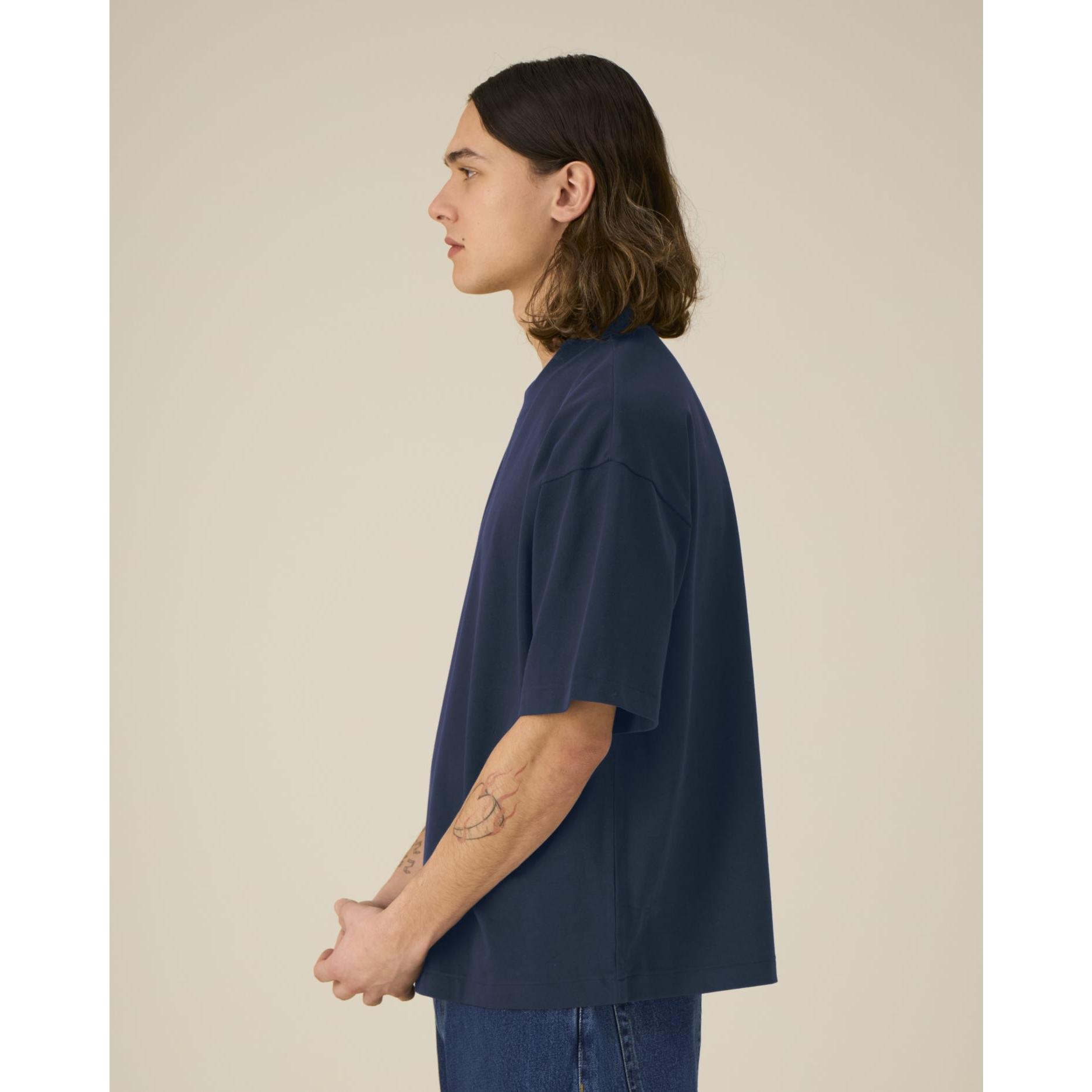 Tricouri unisex Asher French Navy 3XL