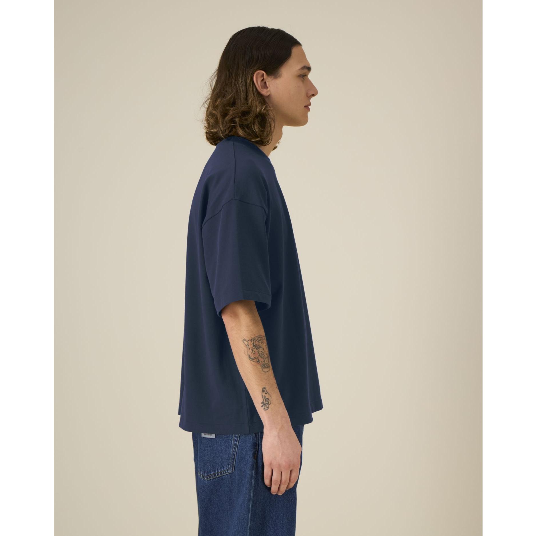 Tricouri unisex Asher French Navy 3XL