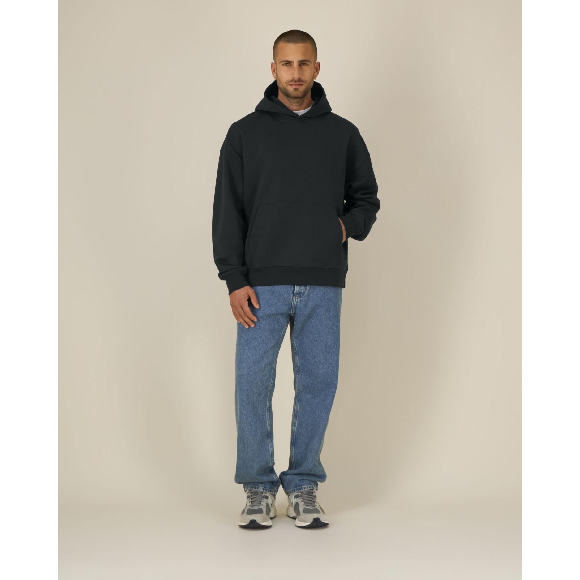 Hanorac cu glugă unisex Chaser Black M