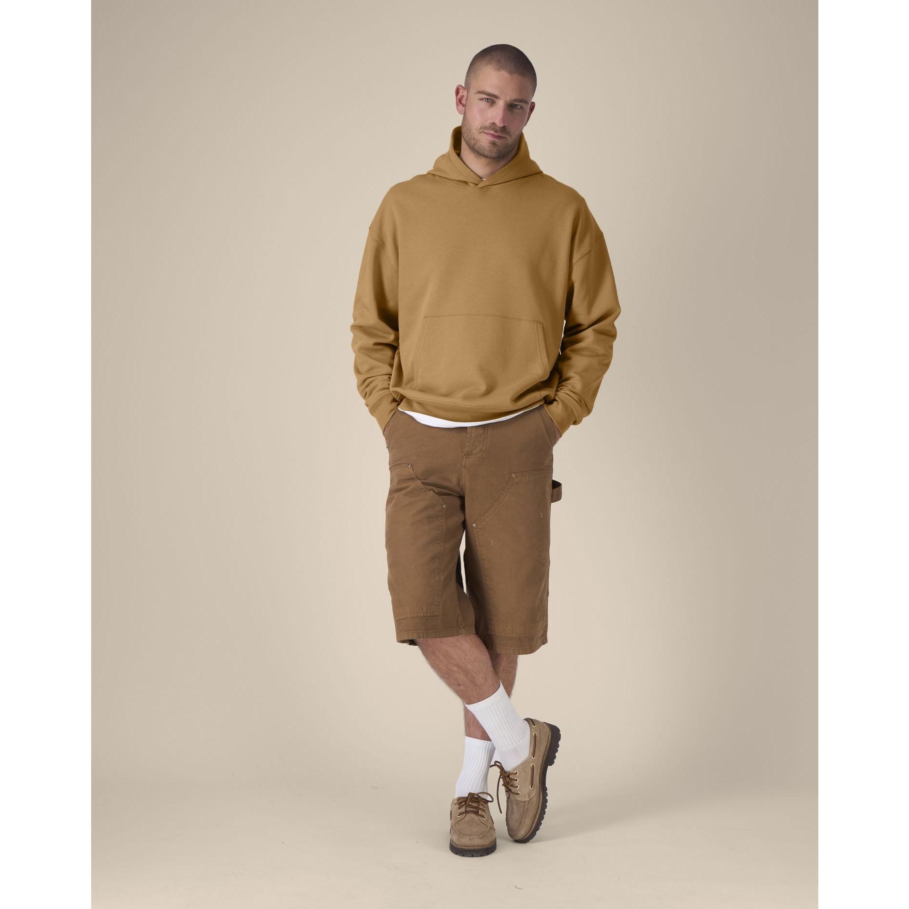 Hanorac cu glugă unisex Chaser Grounded Beige 2XS