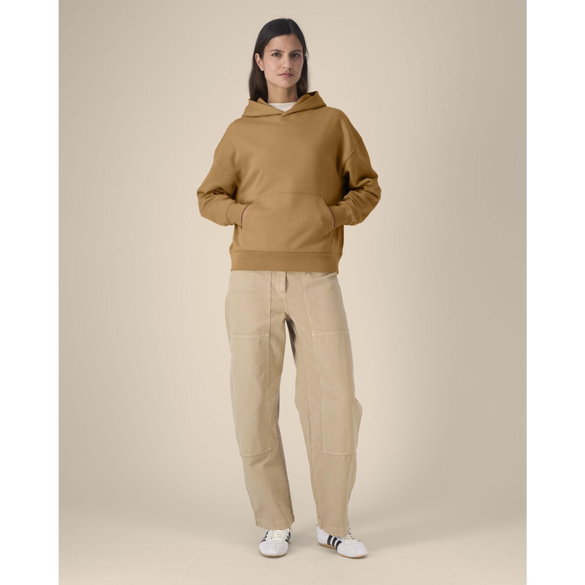 Hanorac cu glugă unisex Chaser Grounded Beige 2XS