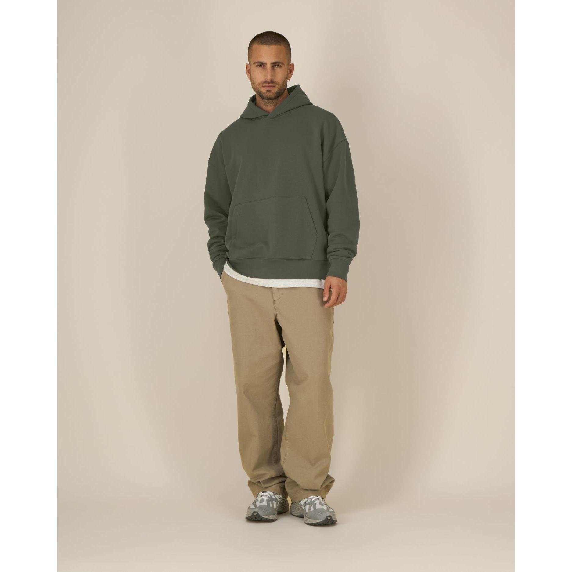 Hanorac cu glugă unisex Chaser Khaki 2XS