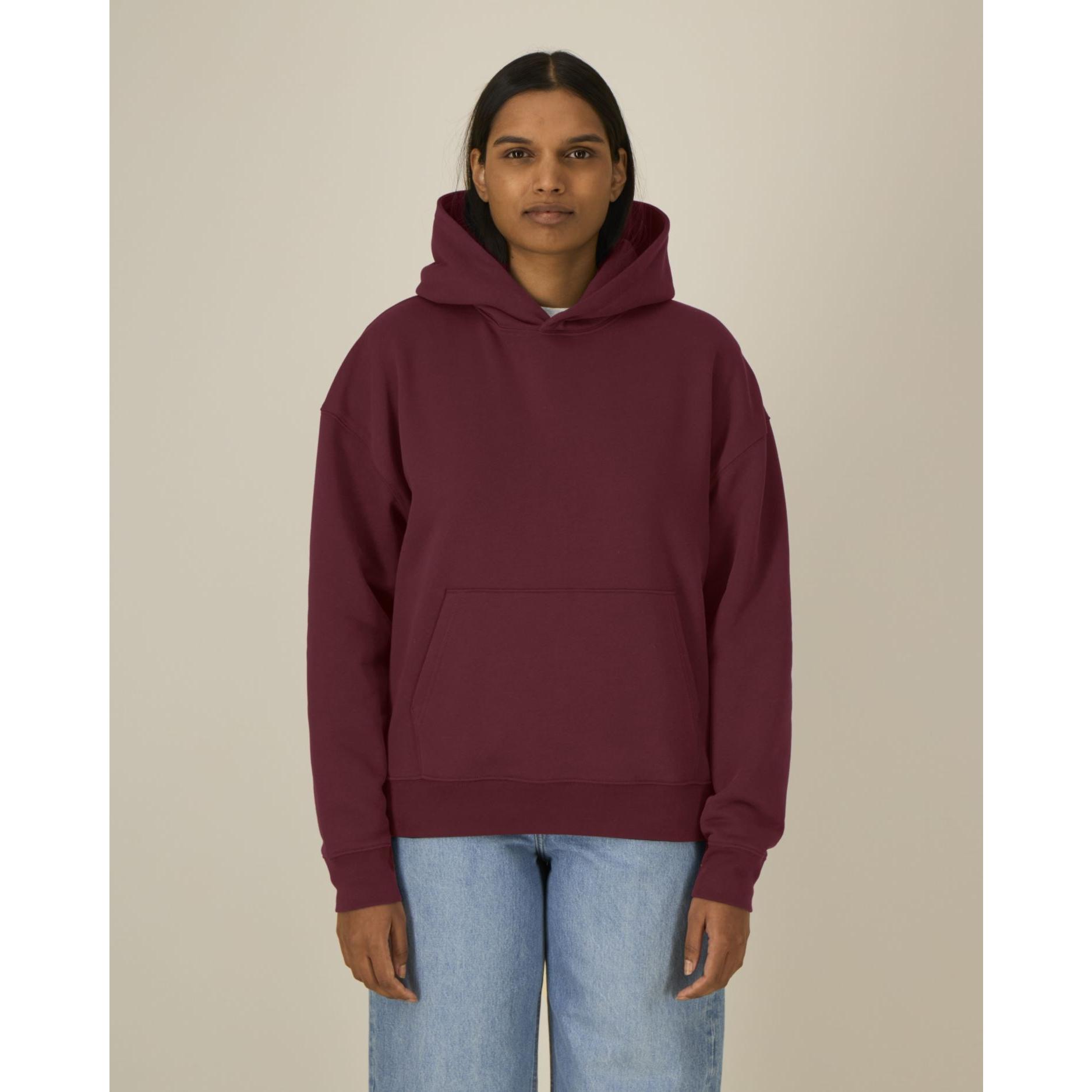 Hanorac cu glugă unisex Chaser Burgundy 2XS