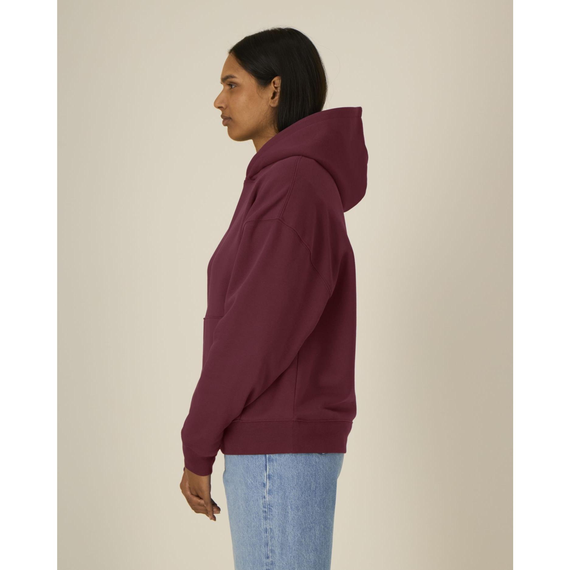 Hanorac cu glugă unisex Chaser Burgundy 2XS