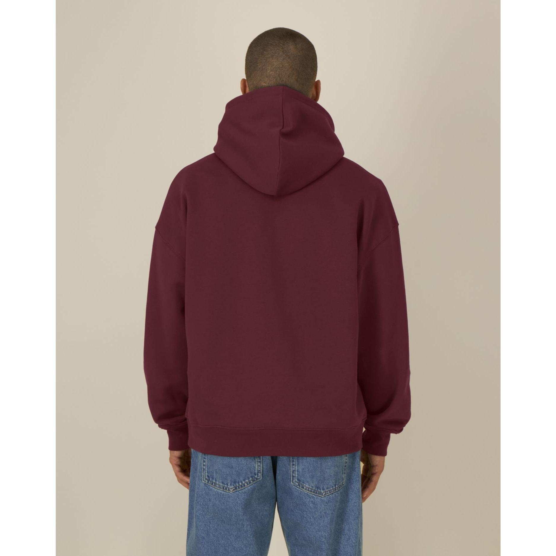 Hanorac cu glugă unisex Chaser Burgundy 2XS