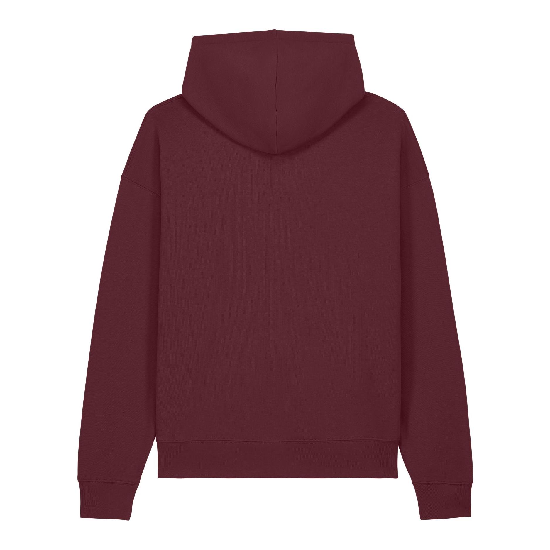 Hanorac cu glugă unisex Chaser Burgundy 2XS