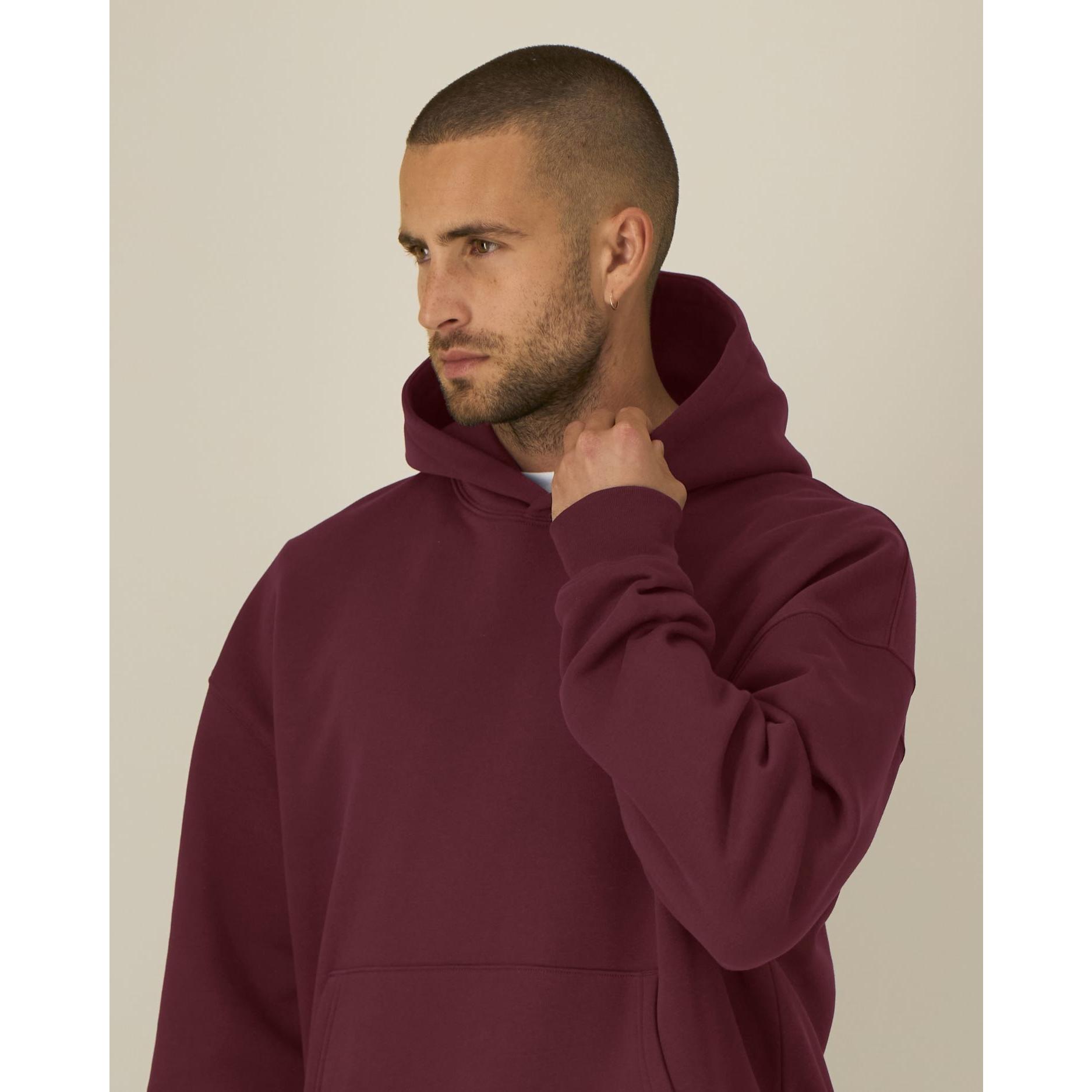 Hanorac cu glugă unisex Chaser Burgundy 2XS