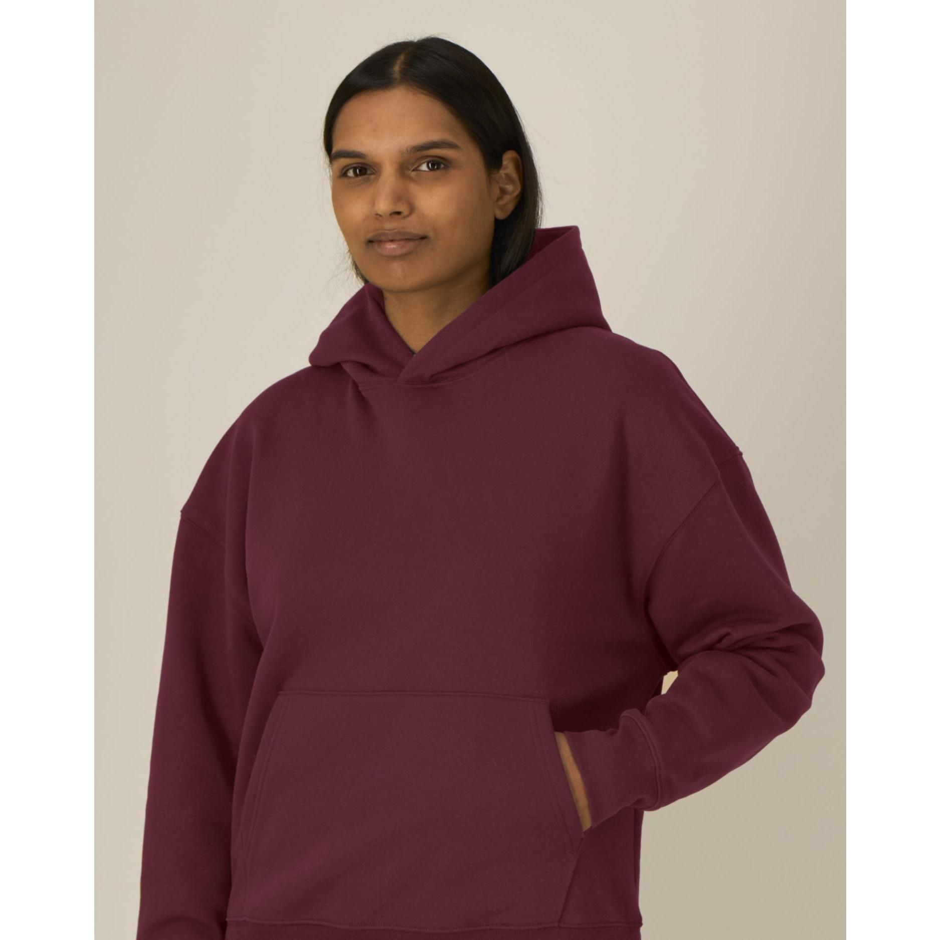 Hanorac cu glugă unisex Chaser Burgundy 2XS