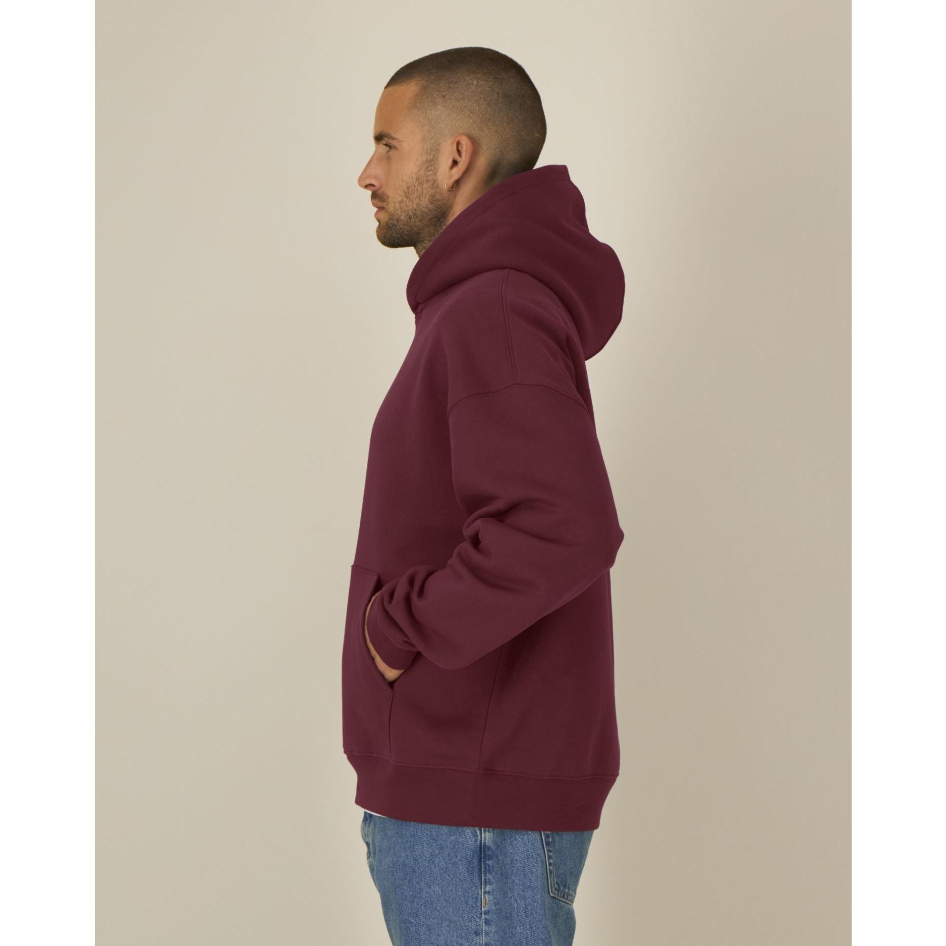 Hanorac cu glugă unisex Chaser Burgundy 2XS