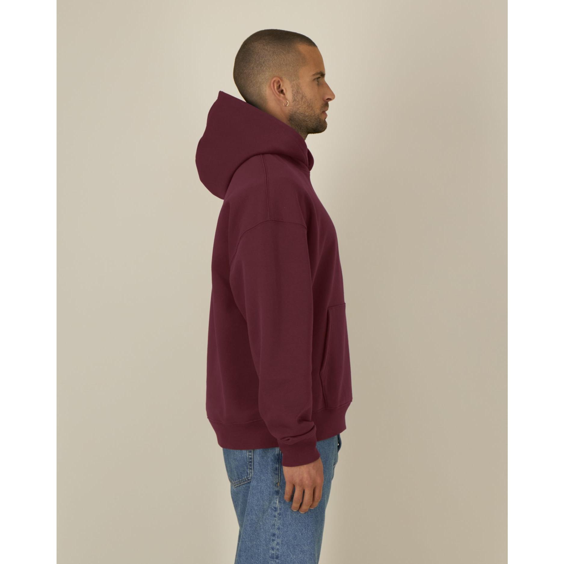 Hanorac cu glugă unisex Chaser Burgundy 2XS