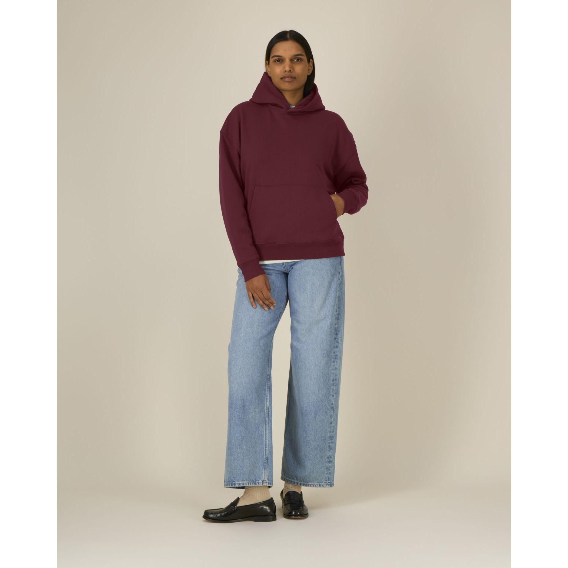 Hanorac cu glugă unisex Chaser Burgundy 2XS