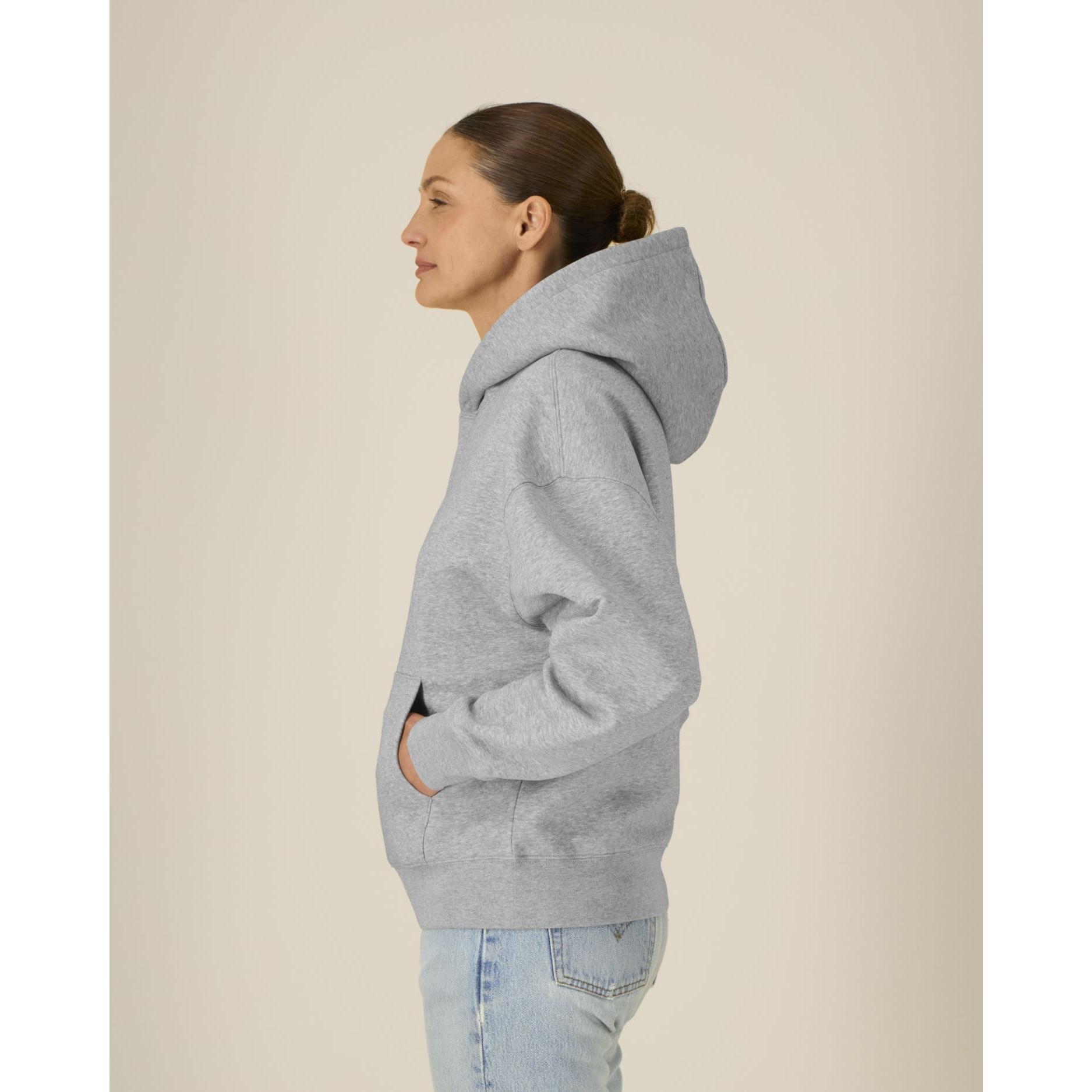 Hanorac cu glugă unisex Chaser Heather Grey 2XS