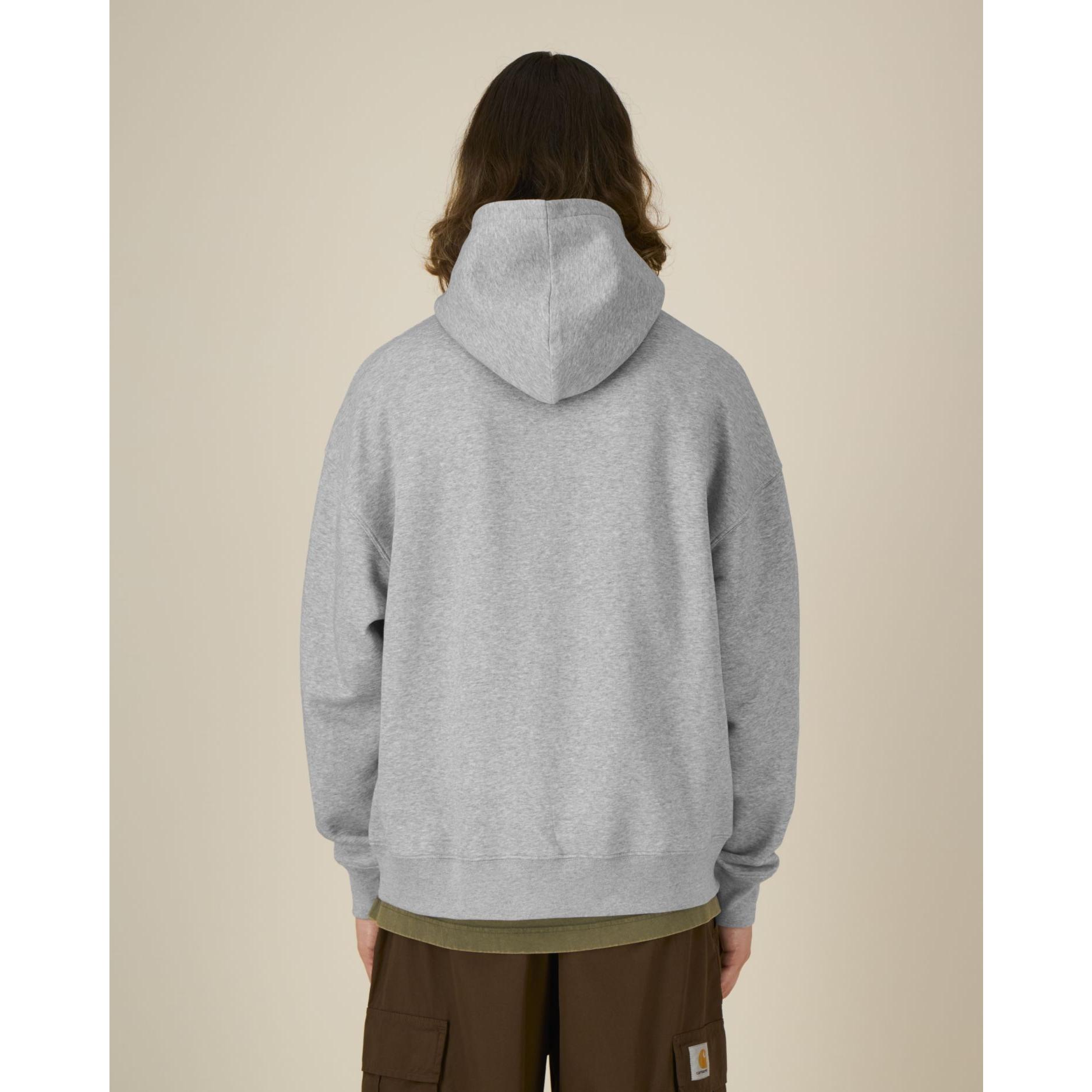 Hanorac cu glugă unisex Chaser Heather Grey 2XS