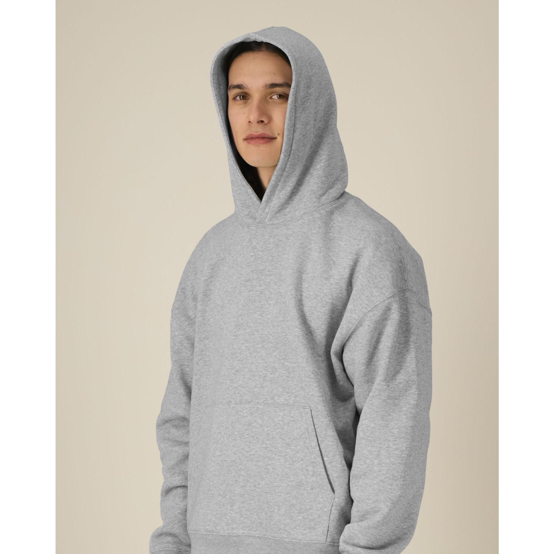 Hanorac cu glugă unisex Chaser Heather Grey 2XS