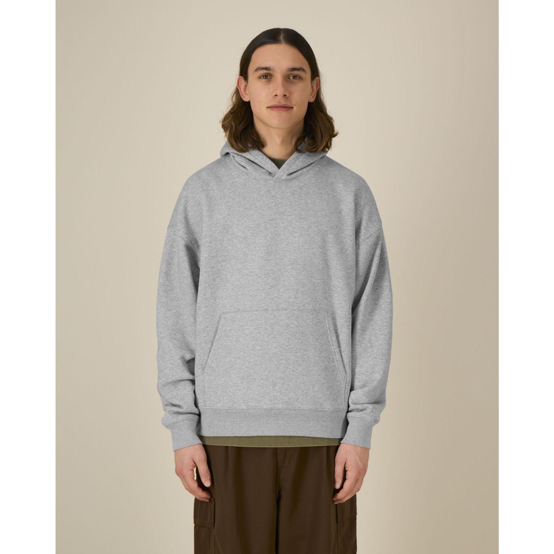 Hanorac cu glugă unisex Chaser Heather Grey 2XS