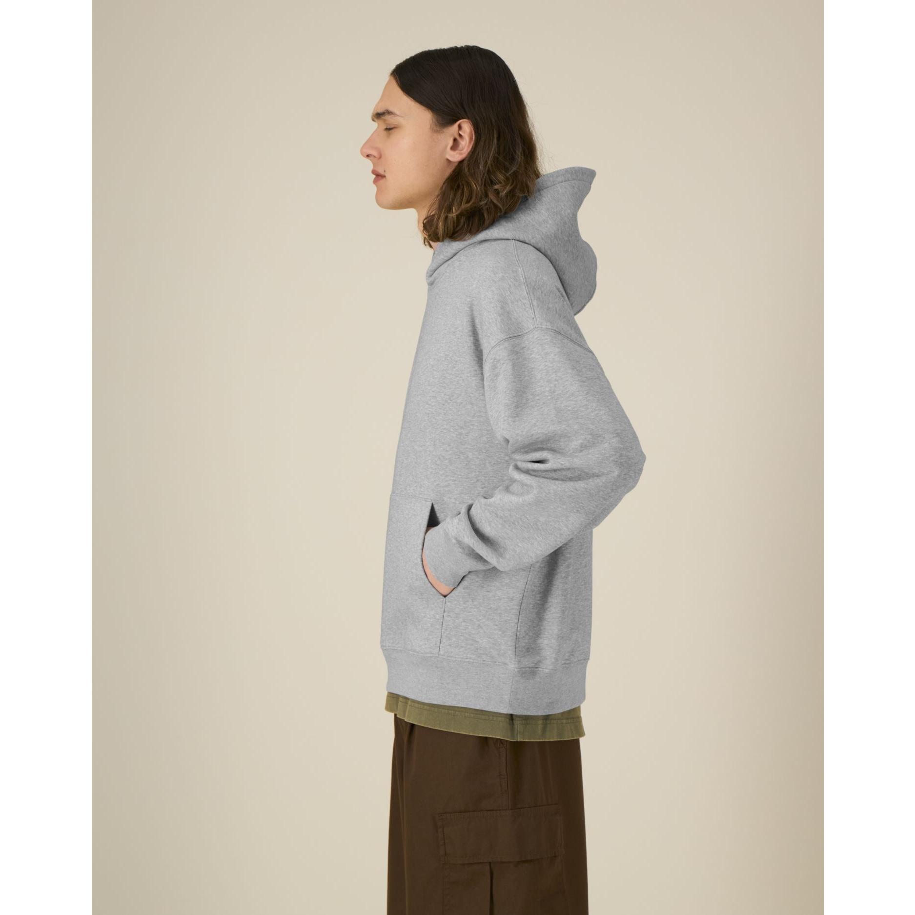 Hanorac cu glugă unisex Chaser Heather Grey 2XS