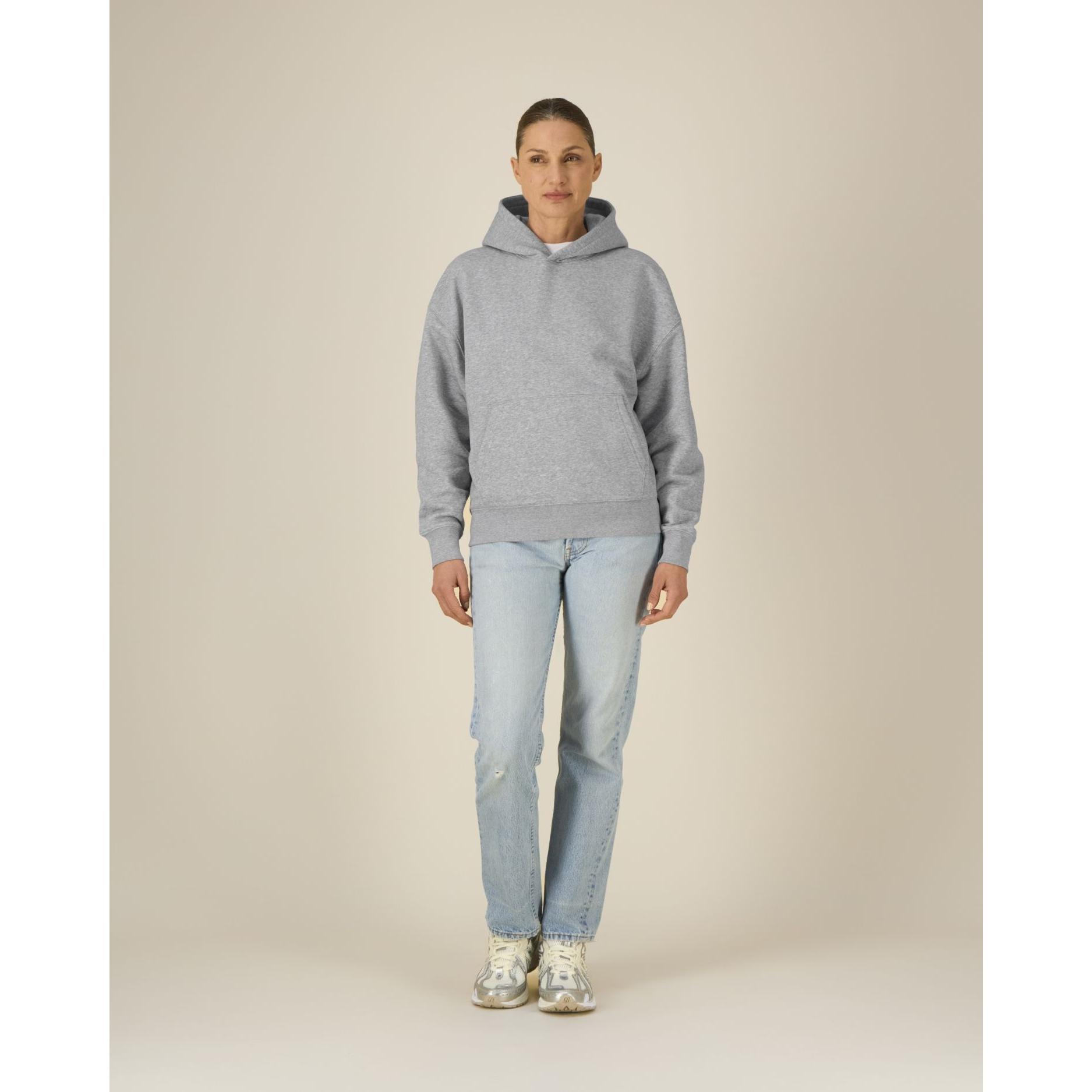 Hanorac cu glugă unisex Chaser Heather Grey 2XS