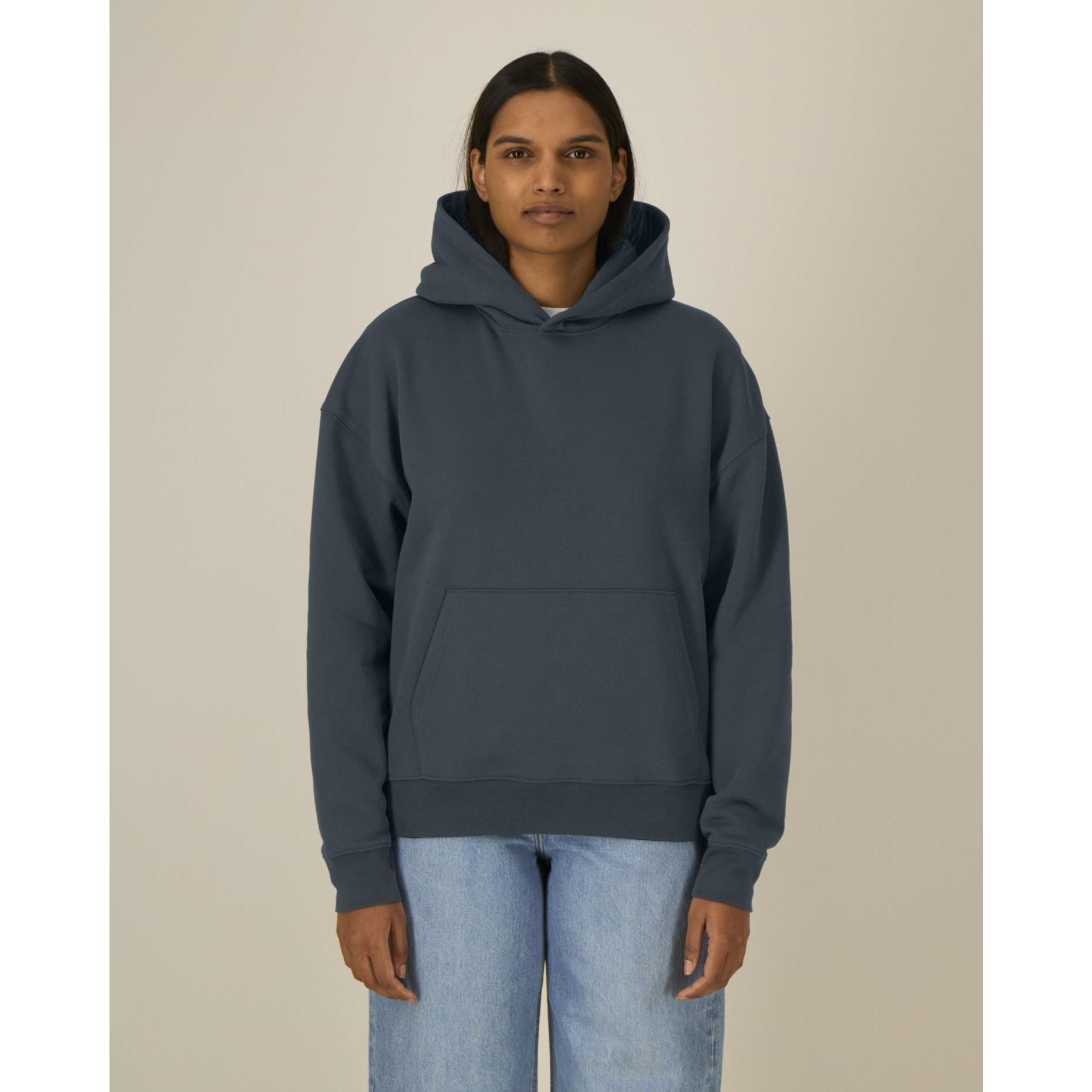Hanorac cu glugă unisex Chaser India Ink Grey XXL