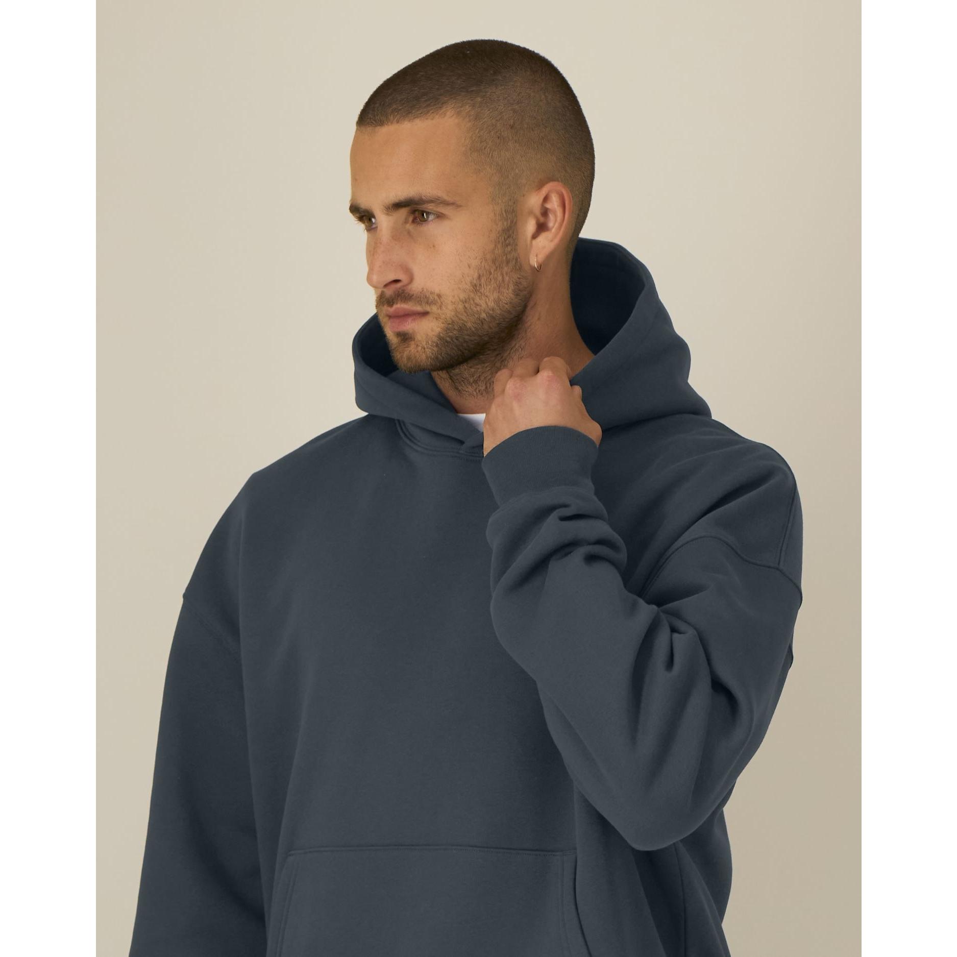 Hanorac cu glugă unisex Chaser India Ink Grey XXL