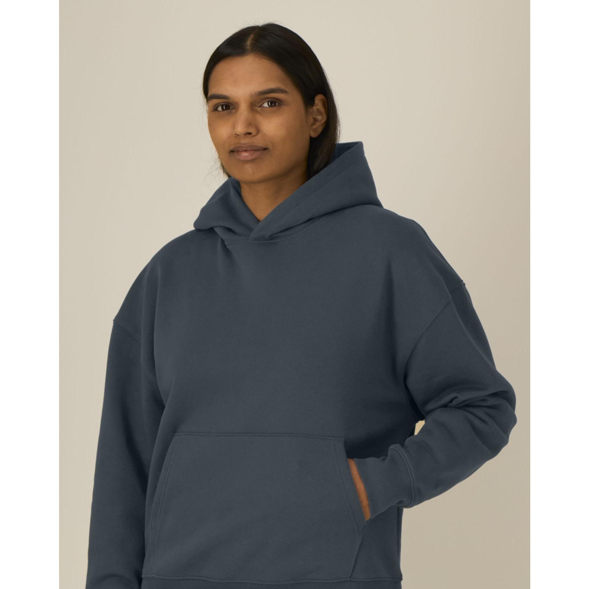 Hanorac cu glugă unisex Chaser India Ink Grey XXL