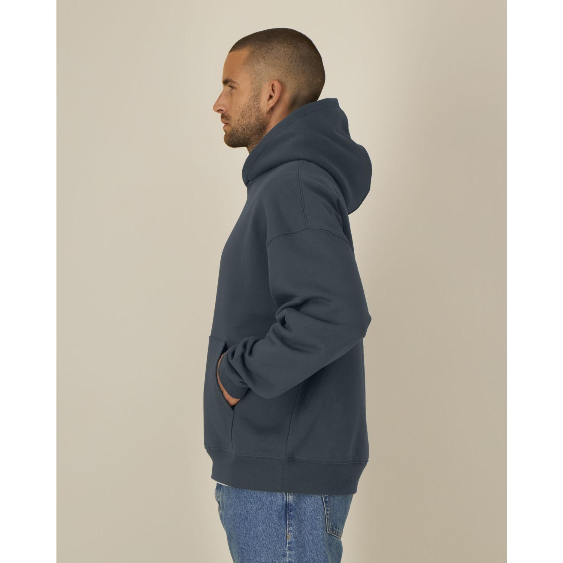 Hanorac cu glugă unisex Chaser India Ink Grey XXL