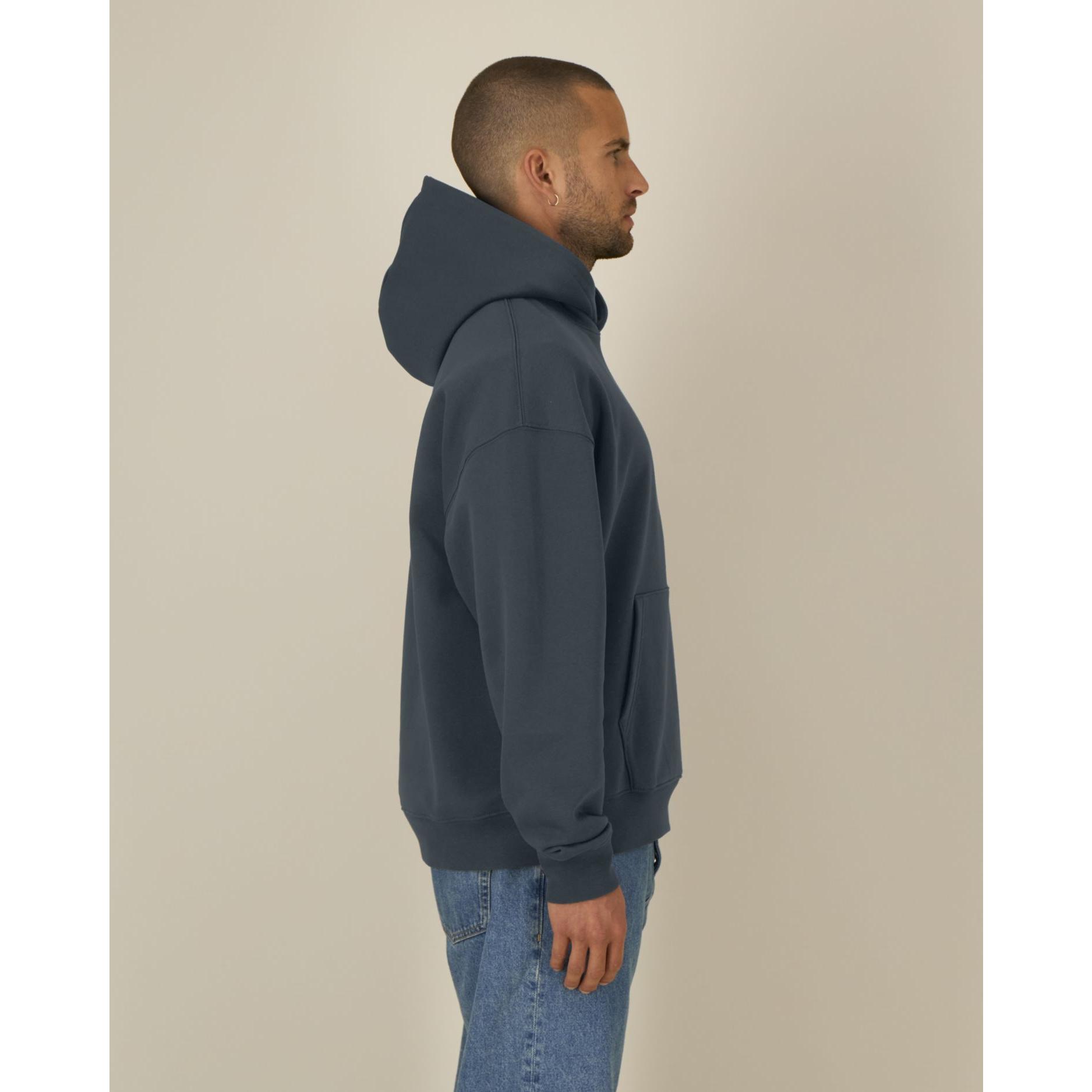 Hanorac cu glugă unisex Chaser India Ink Grey XXL