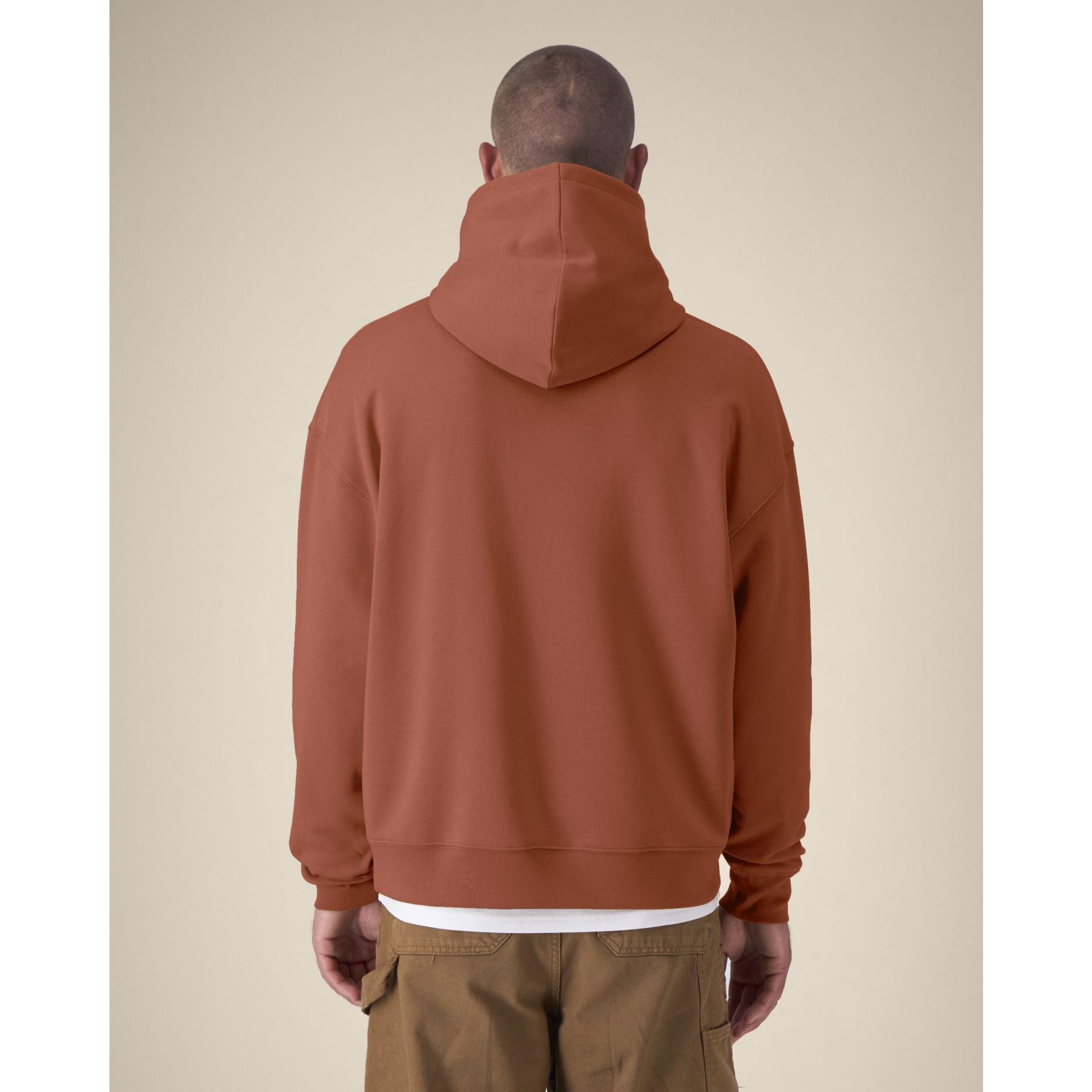 Hanorac cu glugă unisex Chaser Heritage Brown XL