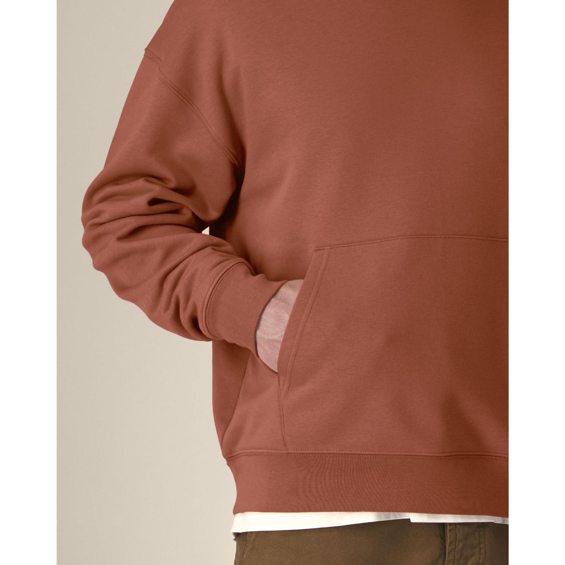 Hanorac cu glugă unisex Chaser Heritage Brown XL
