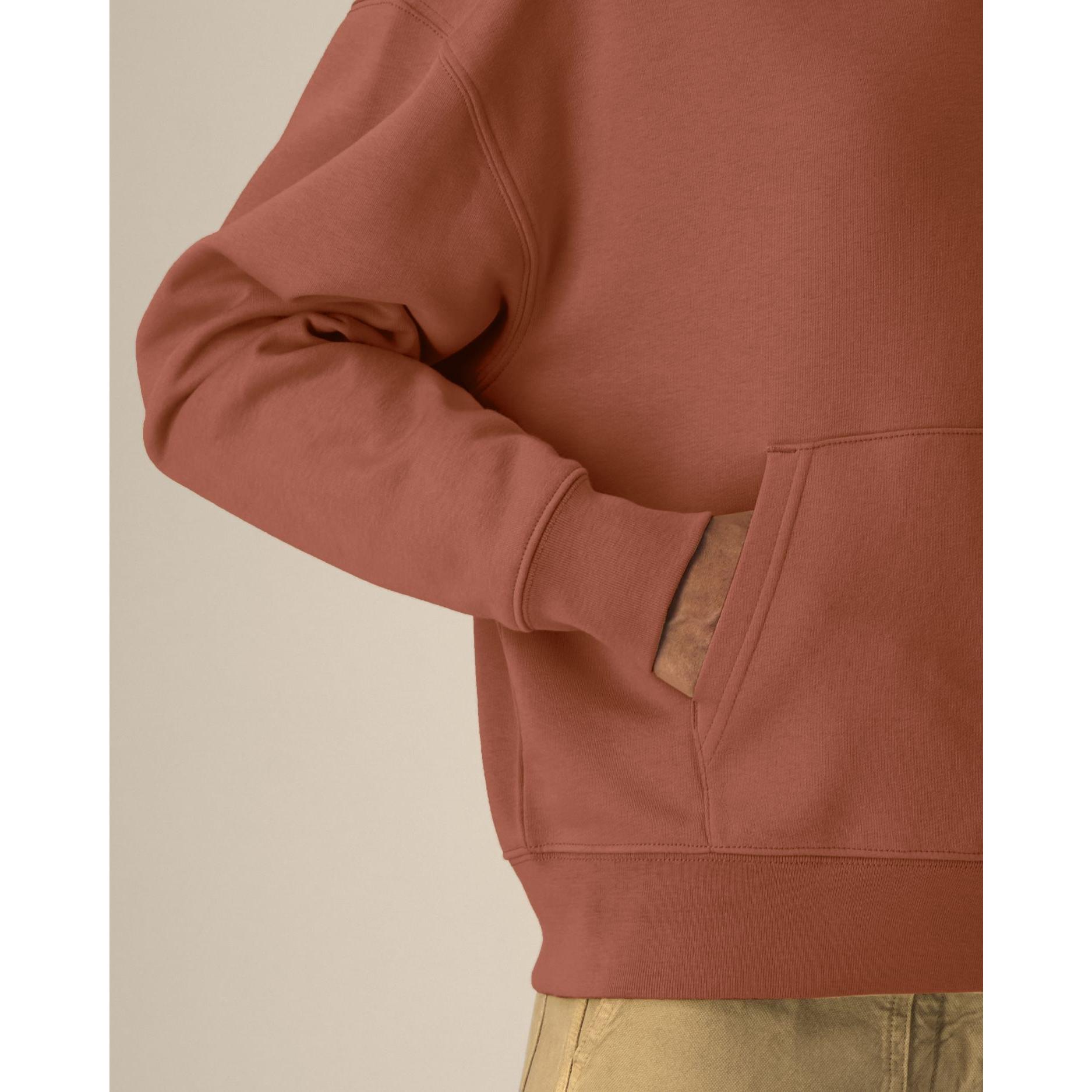 Hanorac cu glugă unisex Chaser Heritage Brown XL