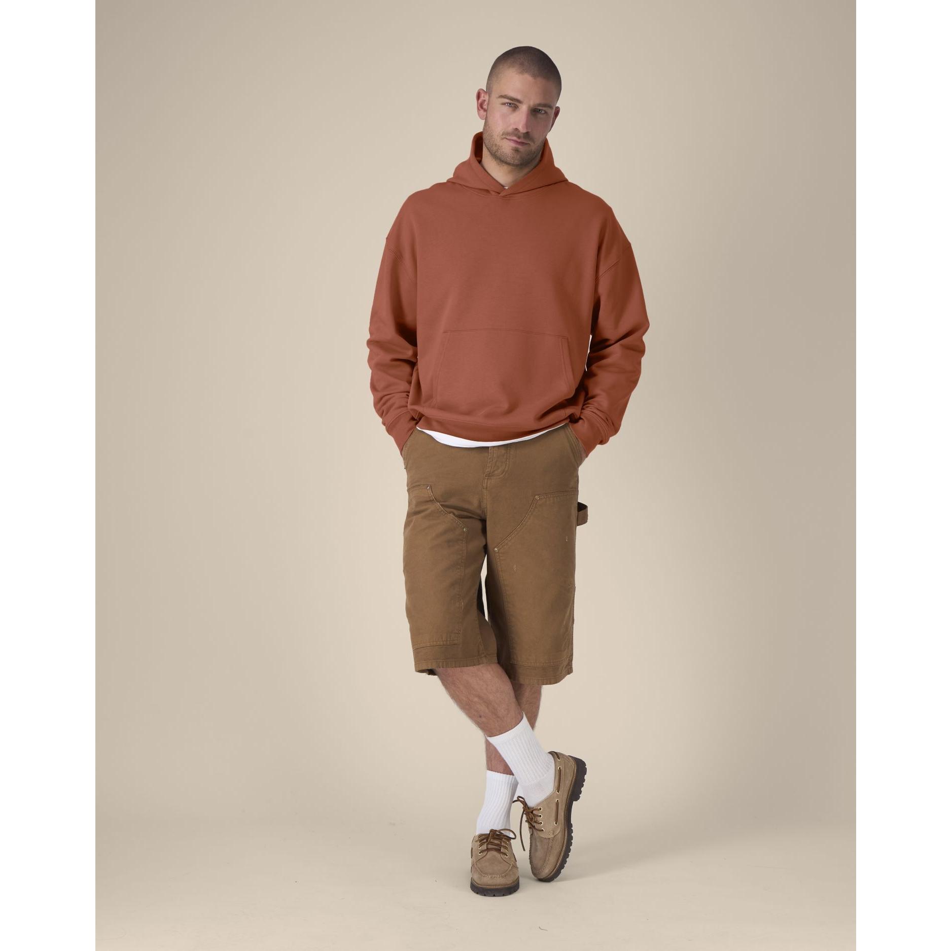 Hanorac cu glugă unisex Chaser Heritage Brown XL