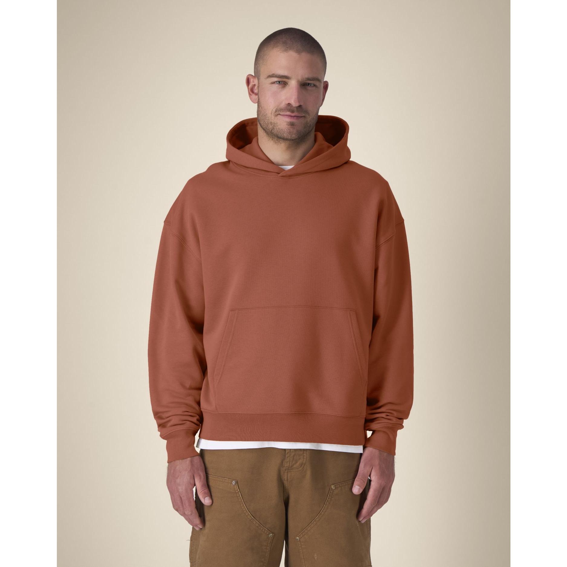 Hanorac cu glugă unisex Chaser Heritage Brown XL