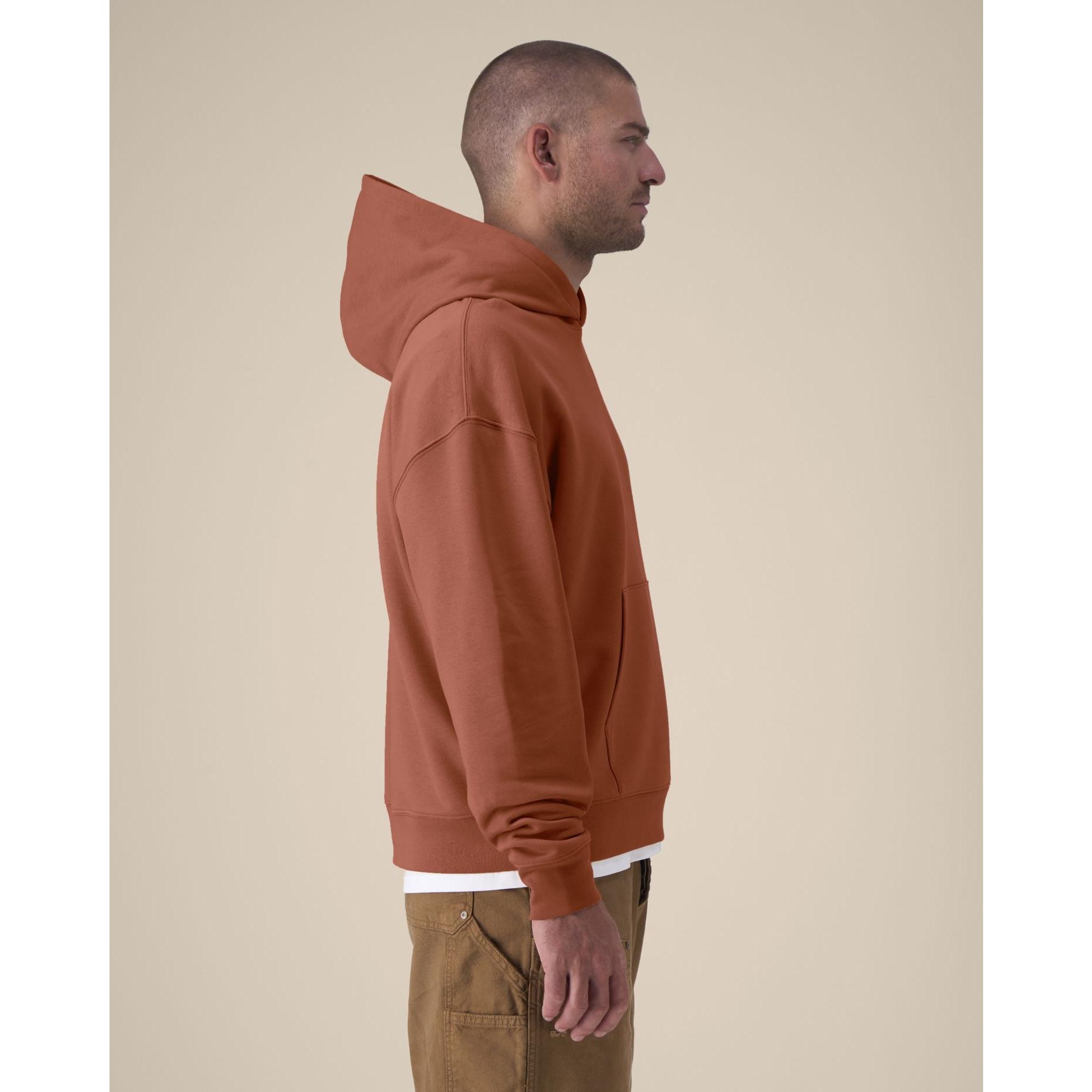 Hanorac cu glugă unisex Chaser Heritage Brown XL