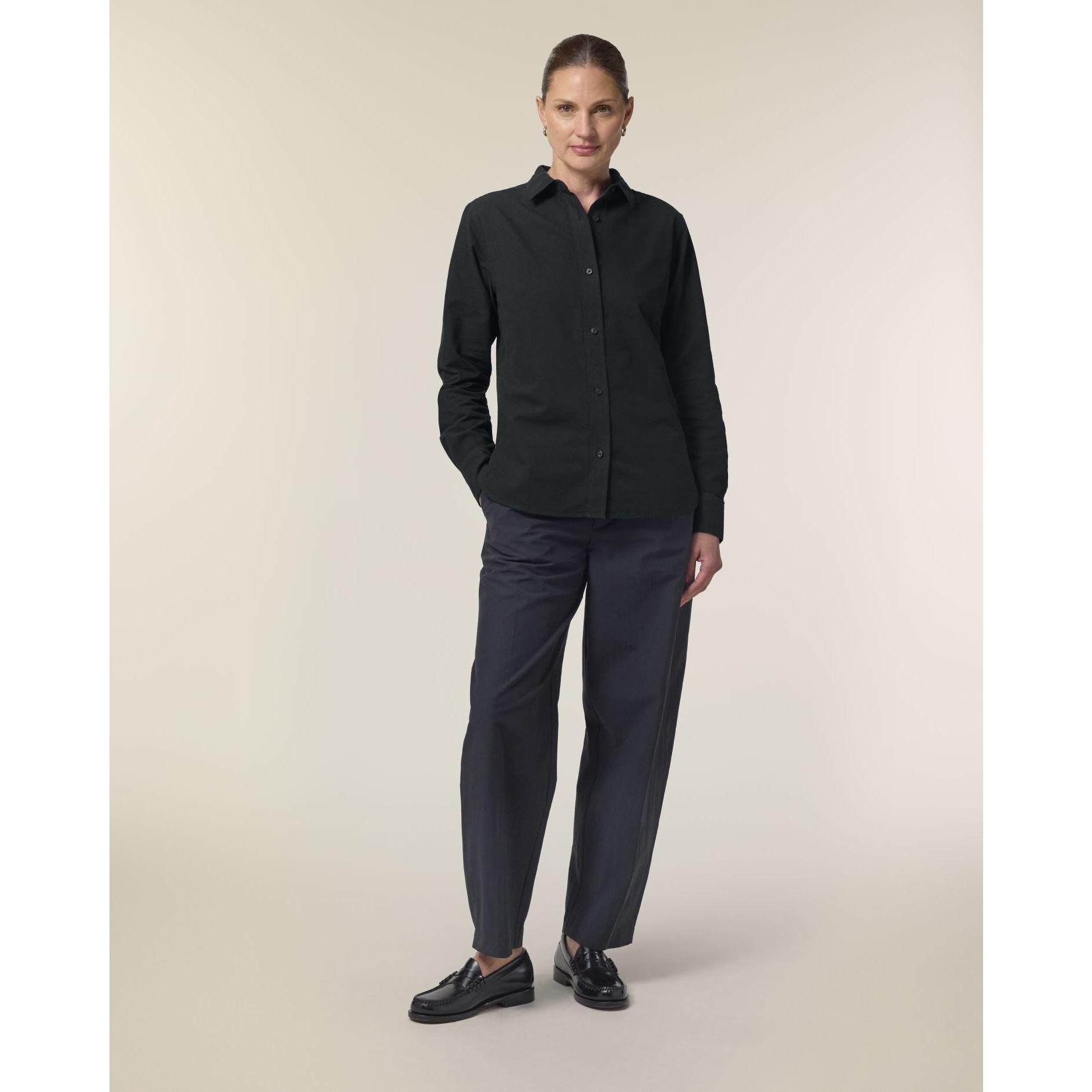 Cămăși pentru femei Stella Oxford Black 3XL
