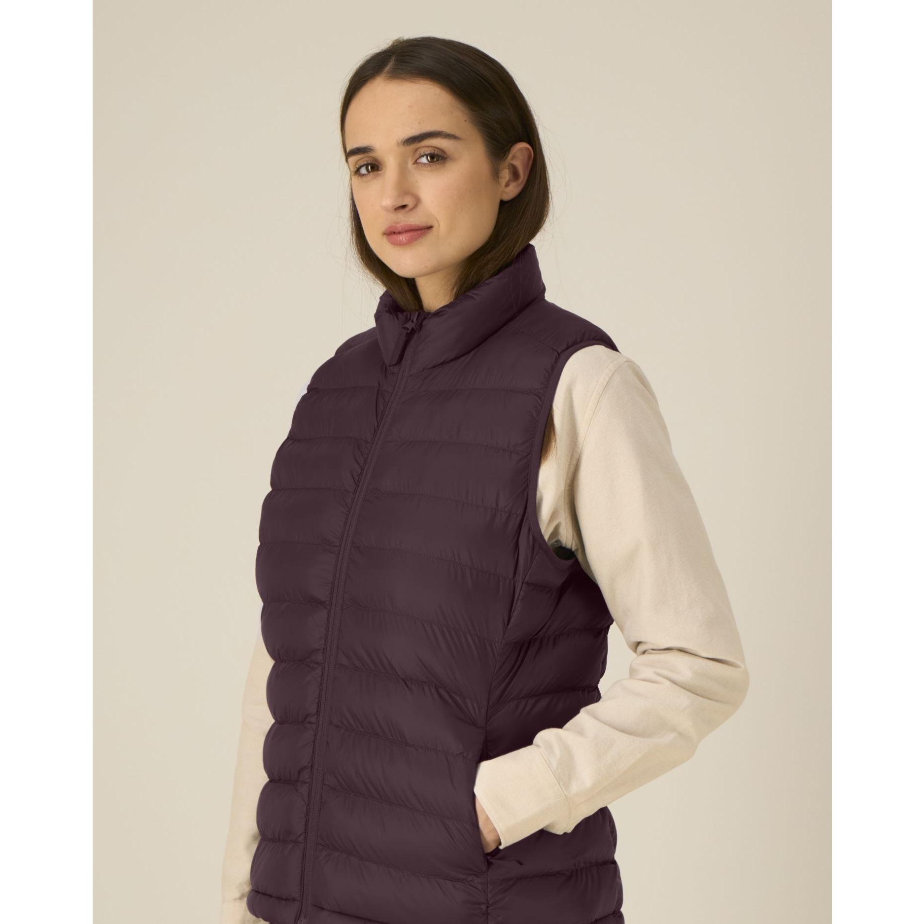 Jachetă ușoară matlasată pentru femei Stella Climber 2.0 Red Brown XL