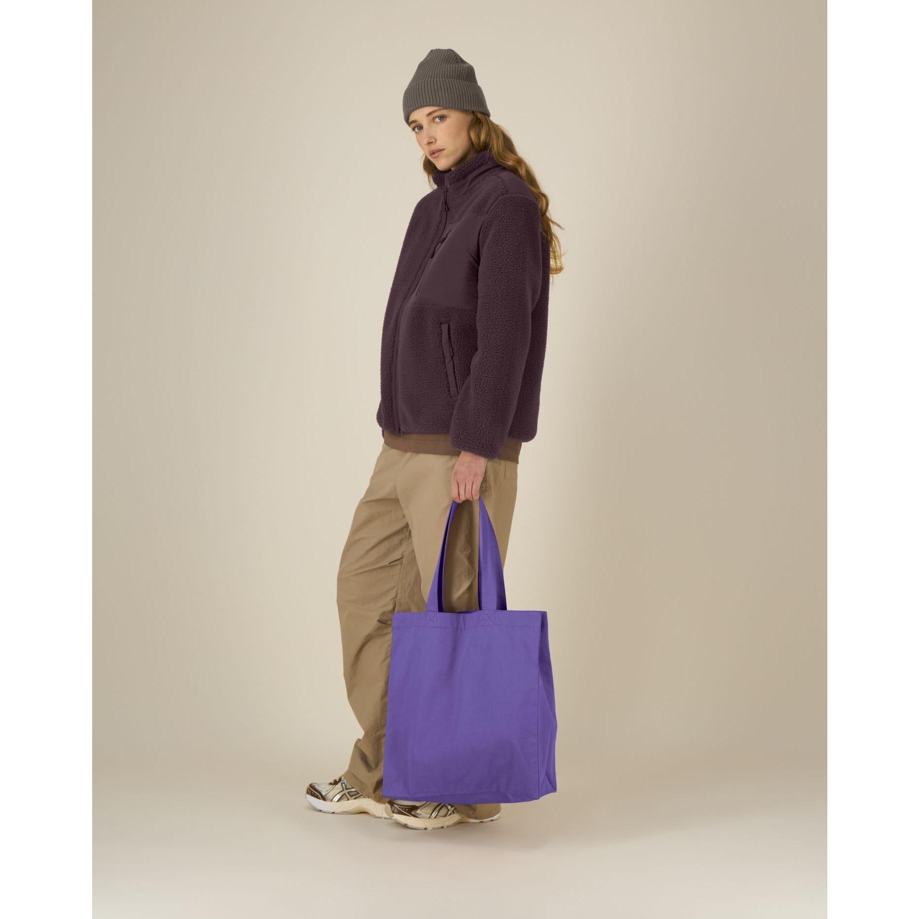Sacoșă unisex medie tip tote Purple Love