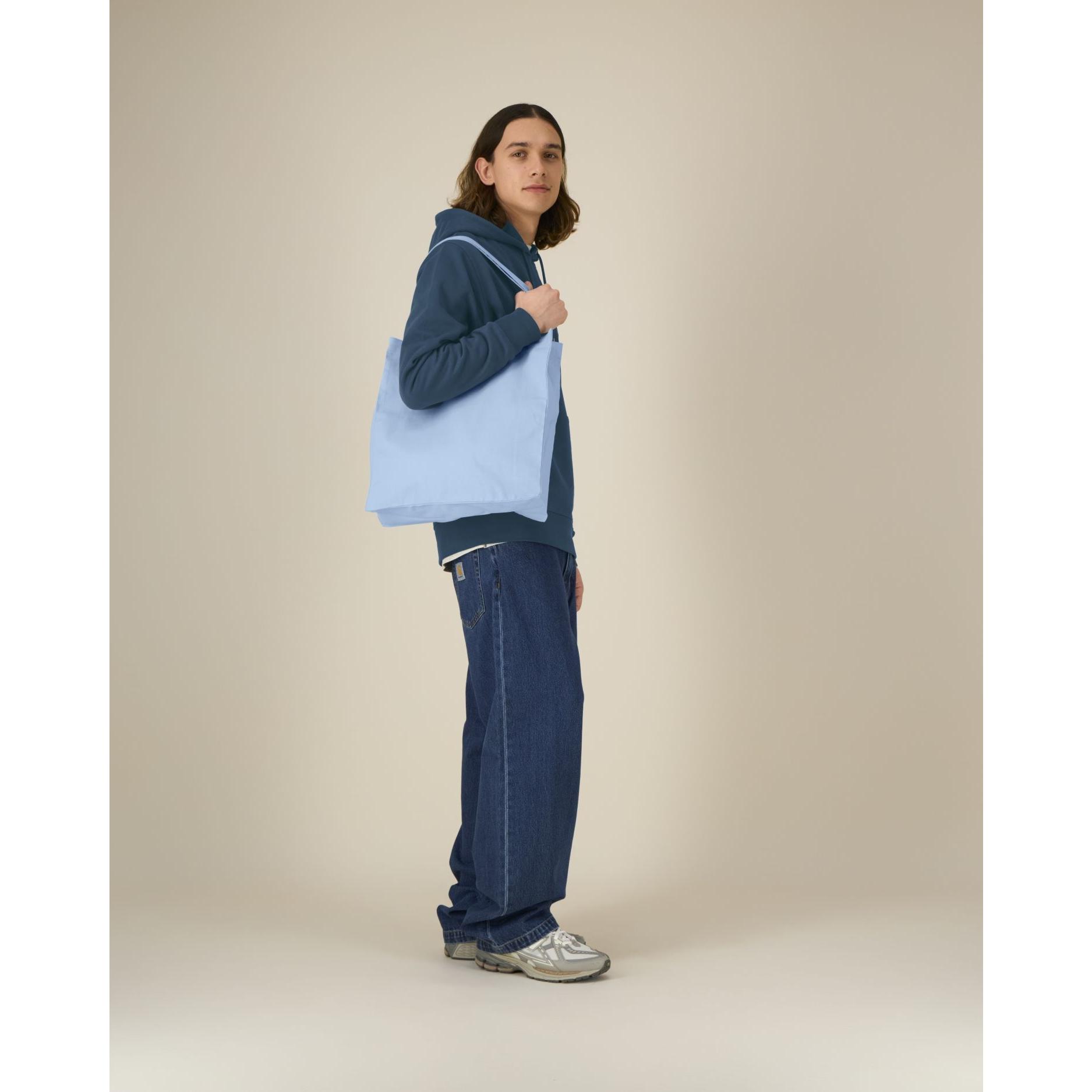 Sacoșă unisex medie tip tote Blue Soul