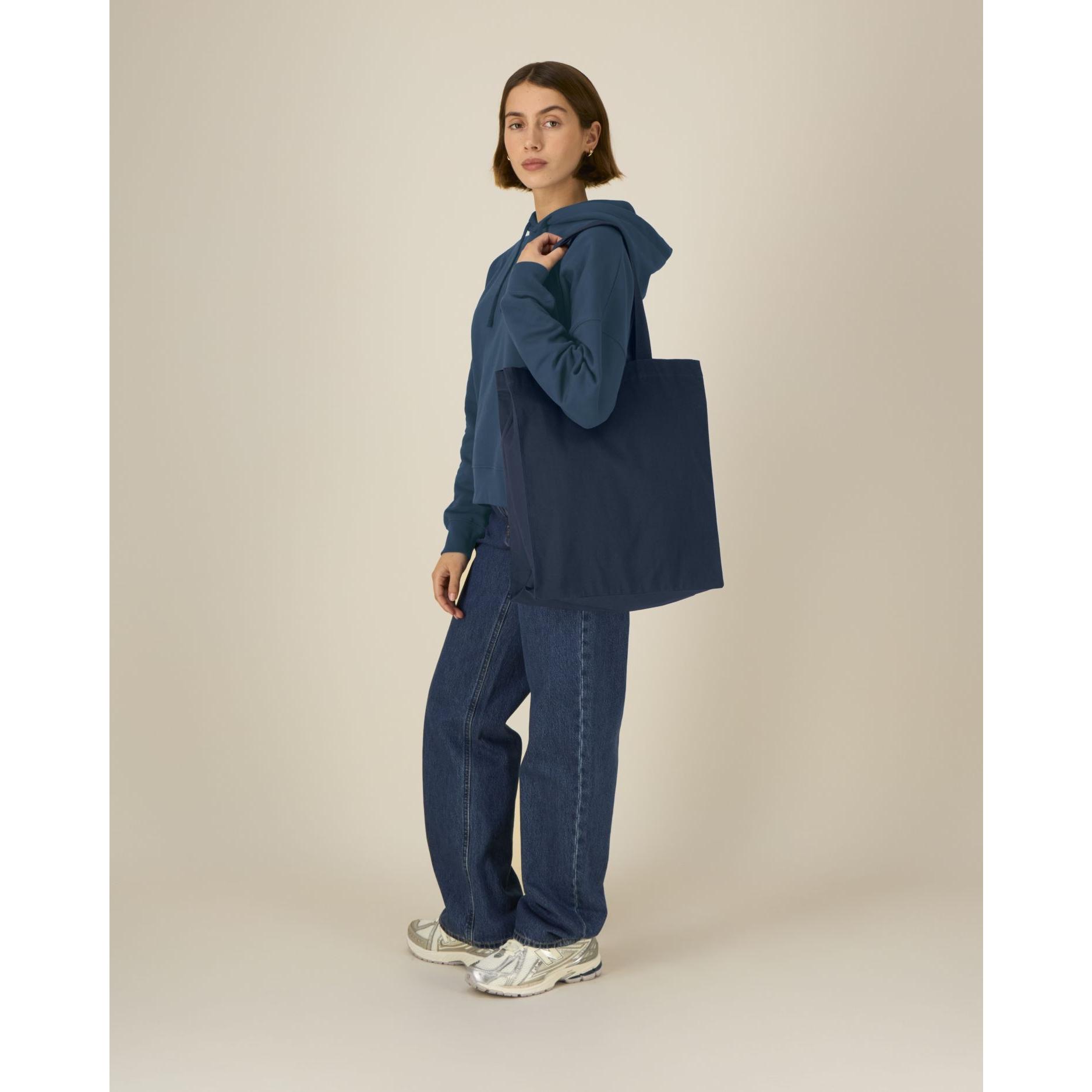 Sacoșă unisex medie tip tote French Navy