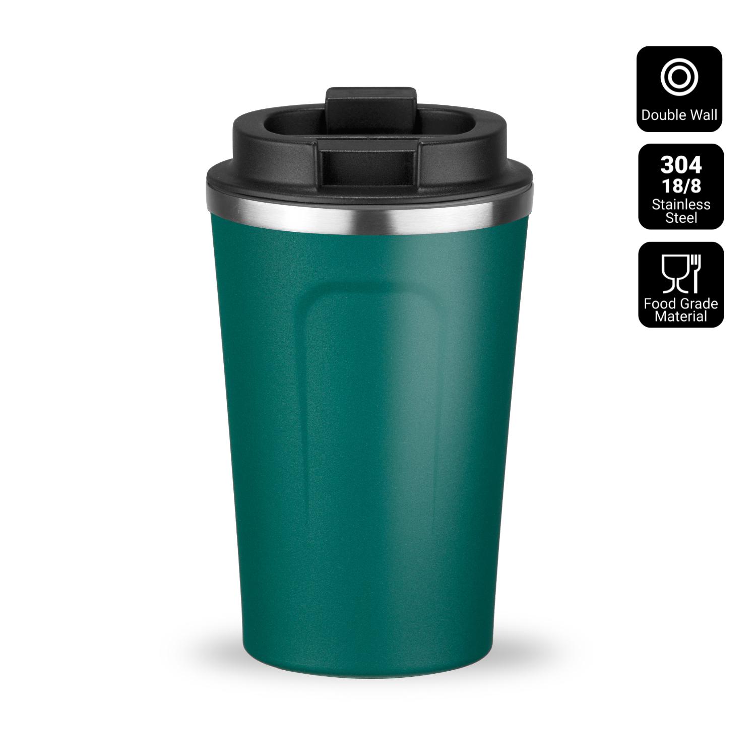 Cană de cafea NORDIC, 350 ml Verde