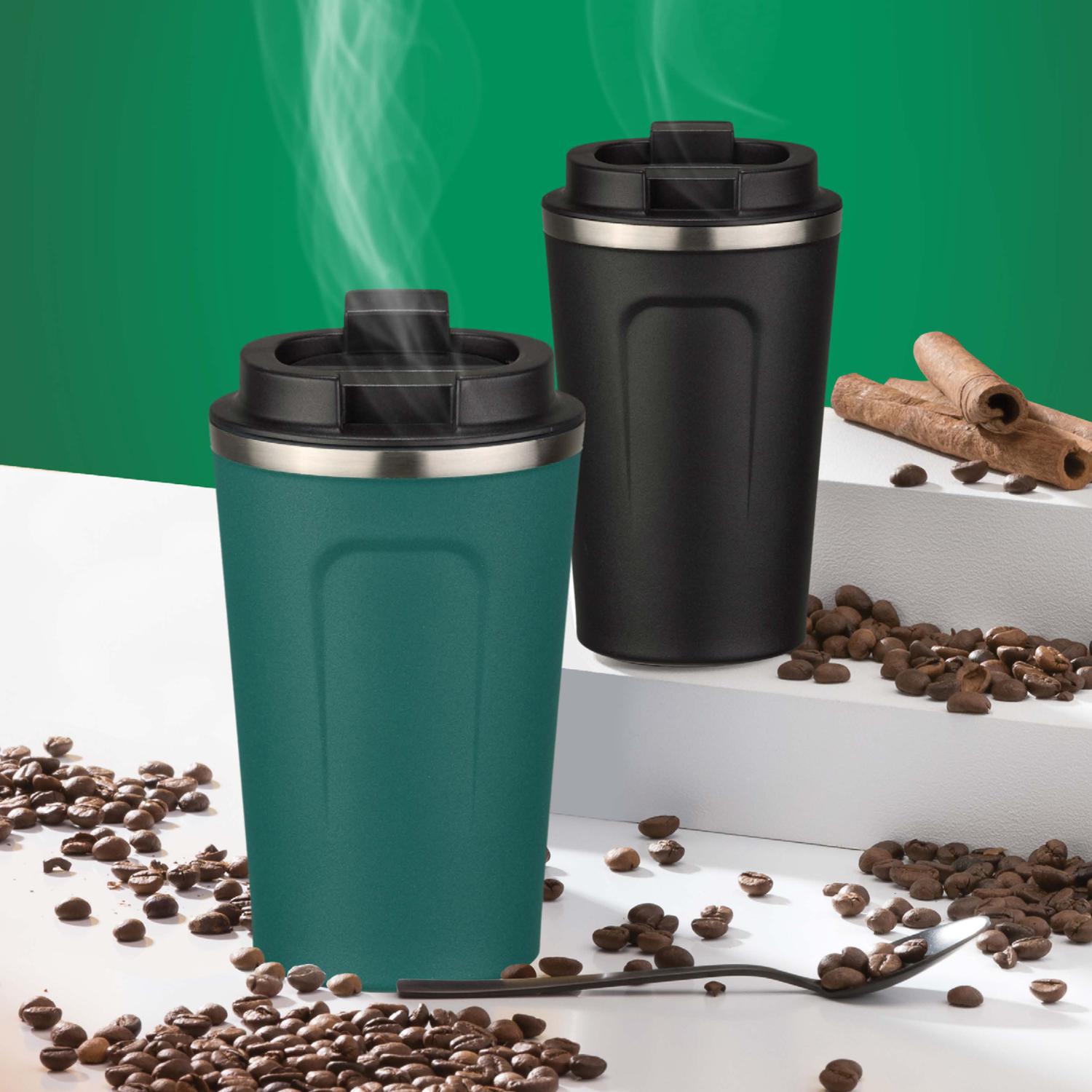 Cană de cafea NORDIC, 350 ml Verde