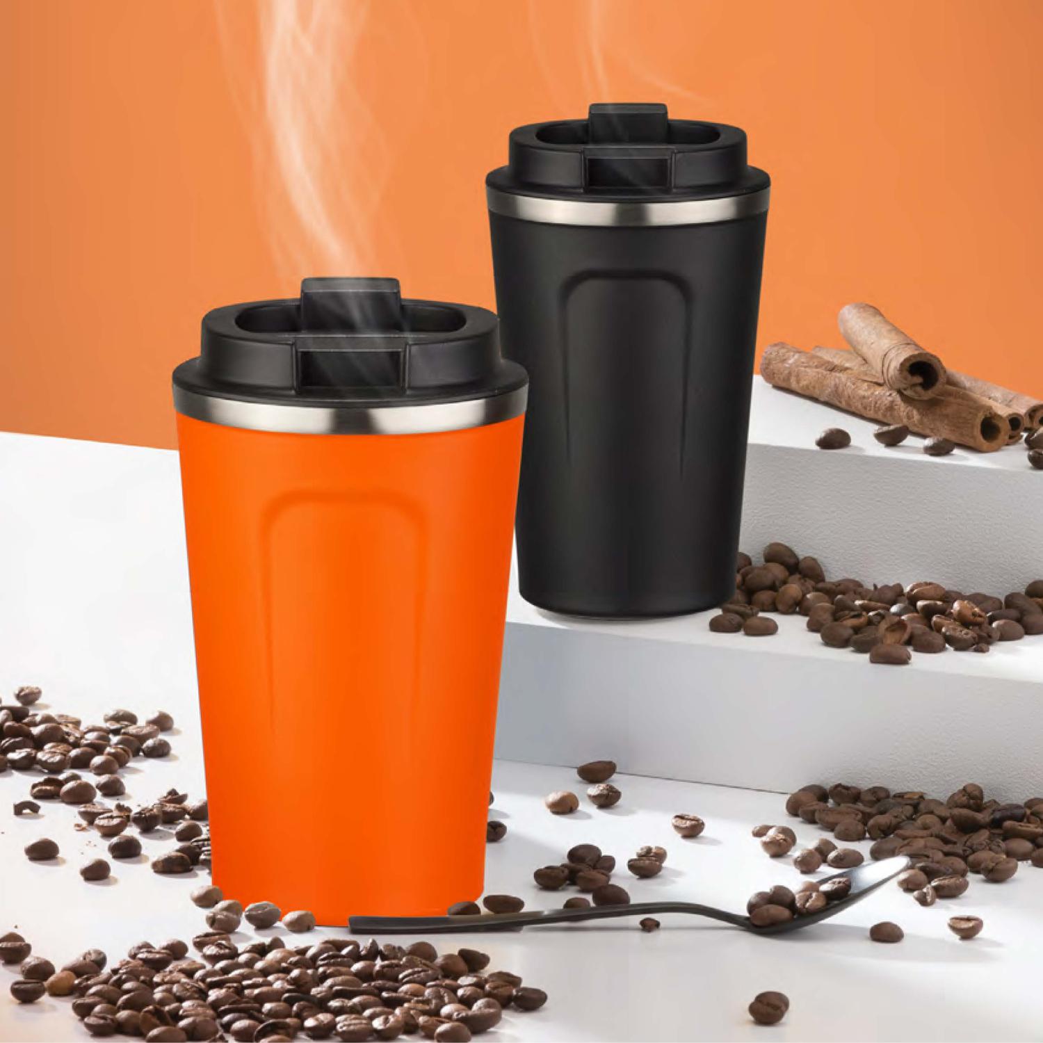 Cană de cafea NORDIC, 350 ml Portocaliu