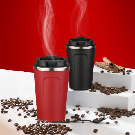 Cană de cafea NORDIC, 350 ml Rosu