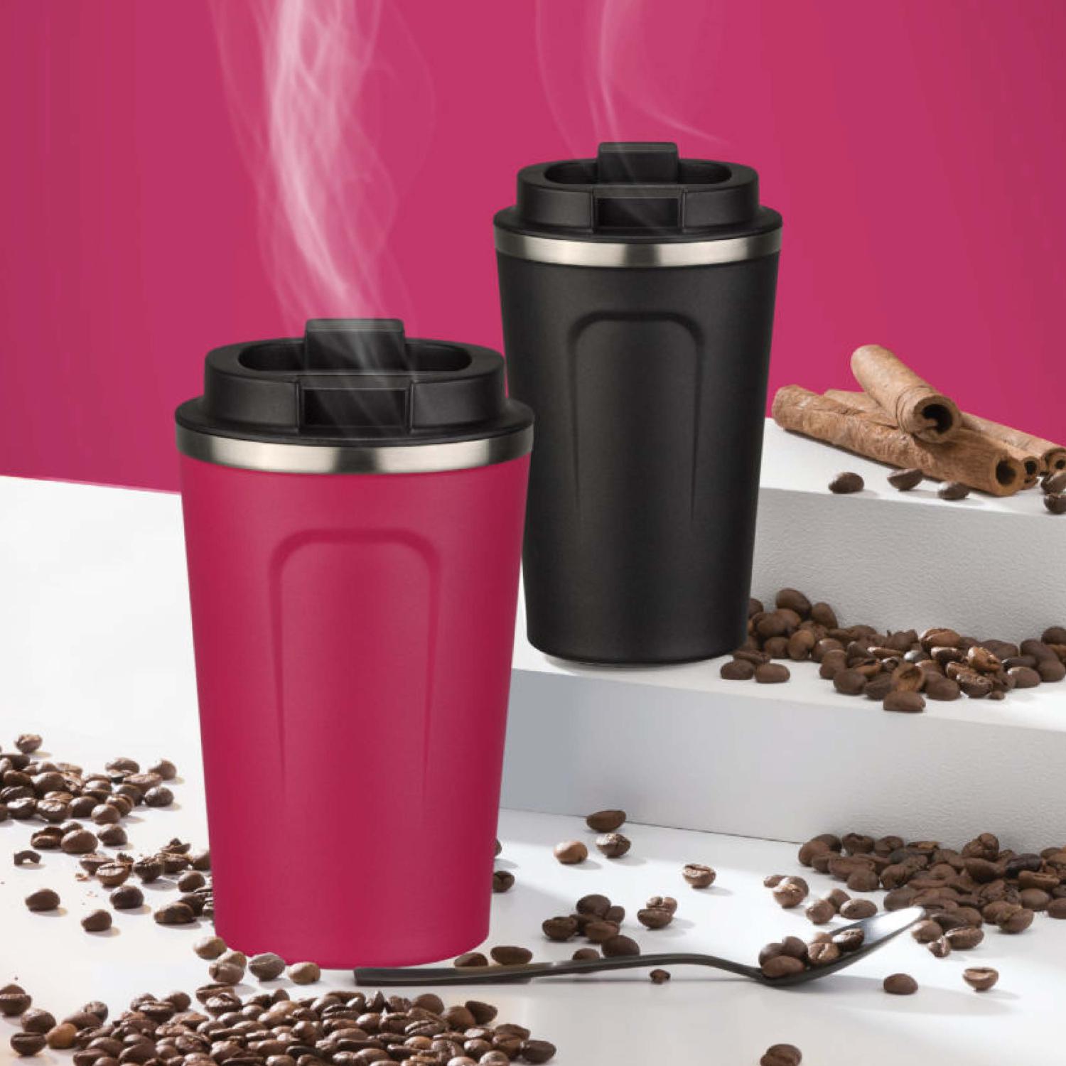 Cană de cafea NORDIC, 350 ml Roz