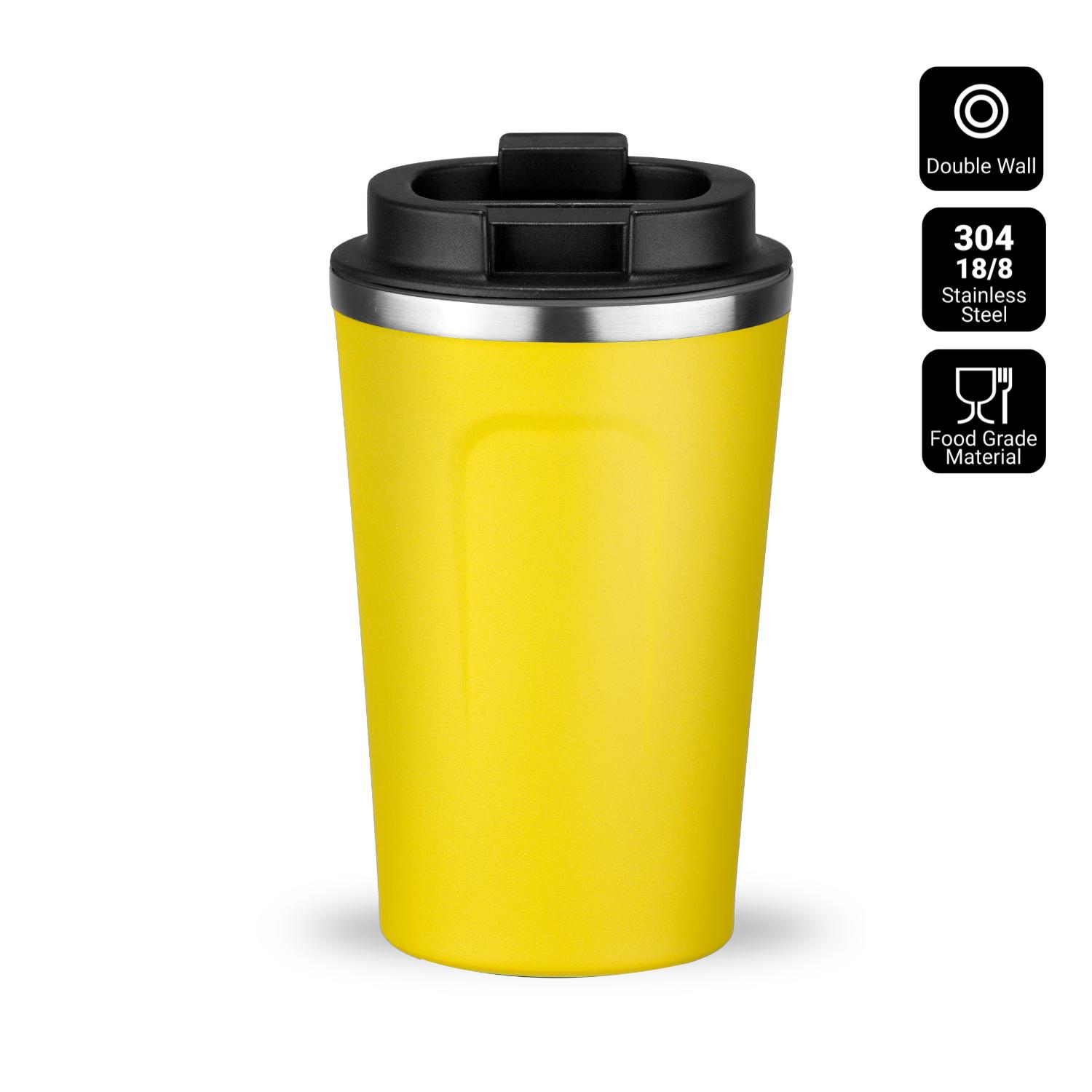 Cană de cafea NORDIC, 350 ml Galben