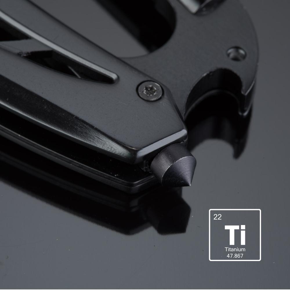 Instrument multifuncțional cu carabină OPTIMA  Negru